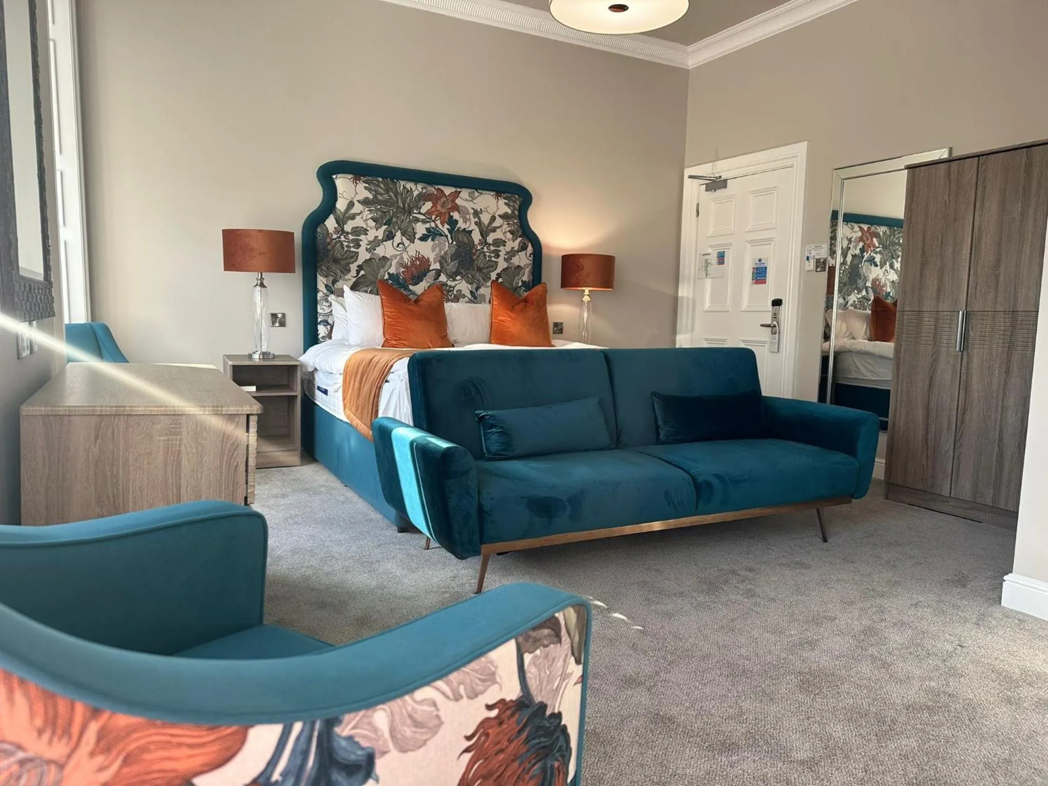 Seating area in The Tontine Hotel