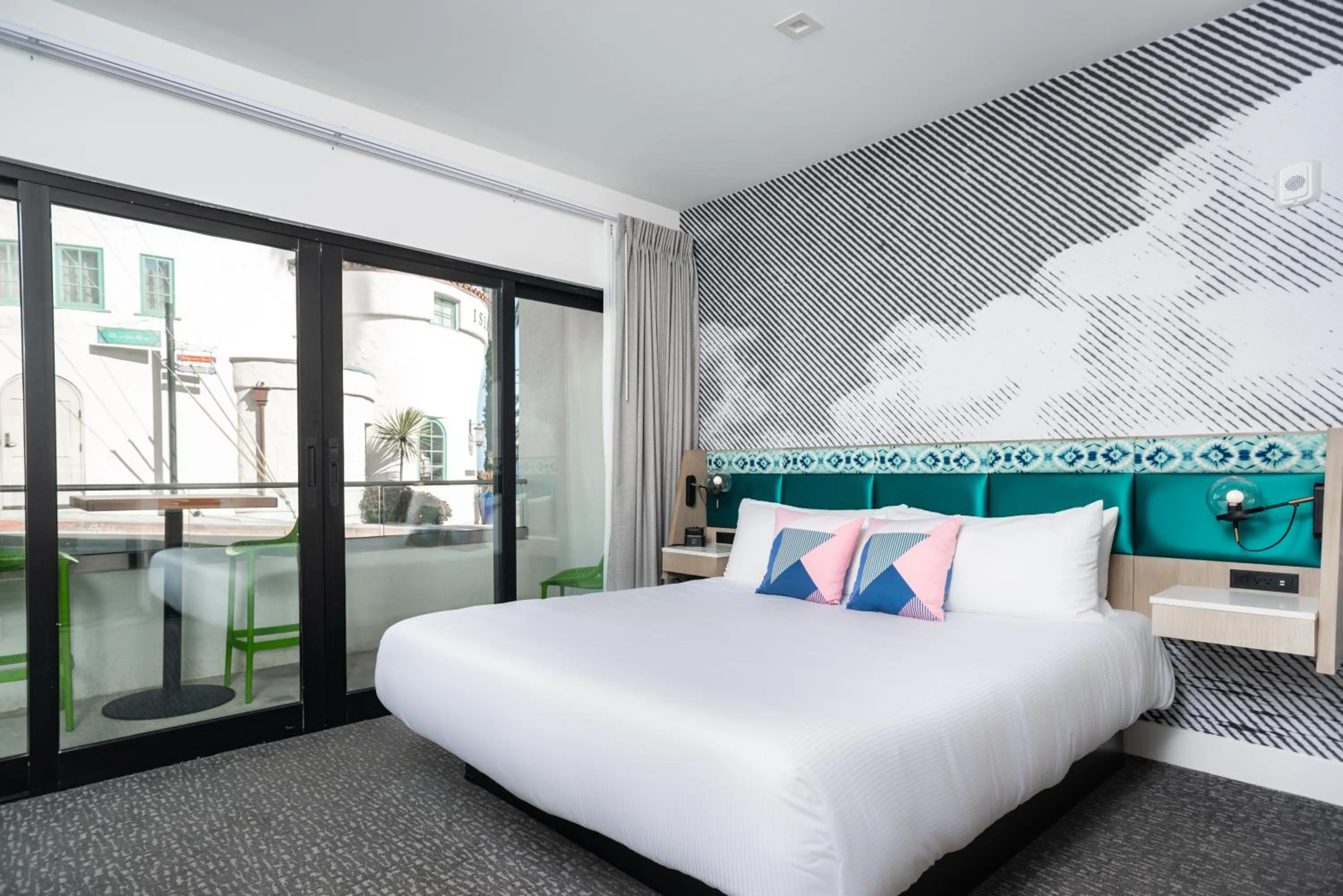 Bed in Bellanca Hotel