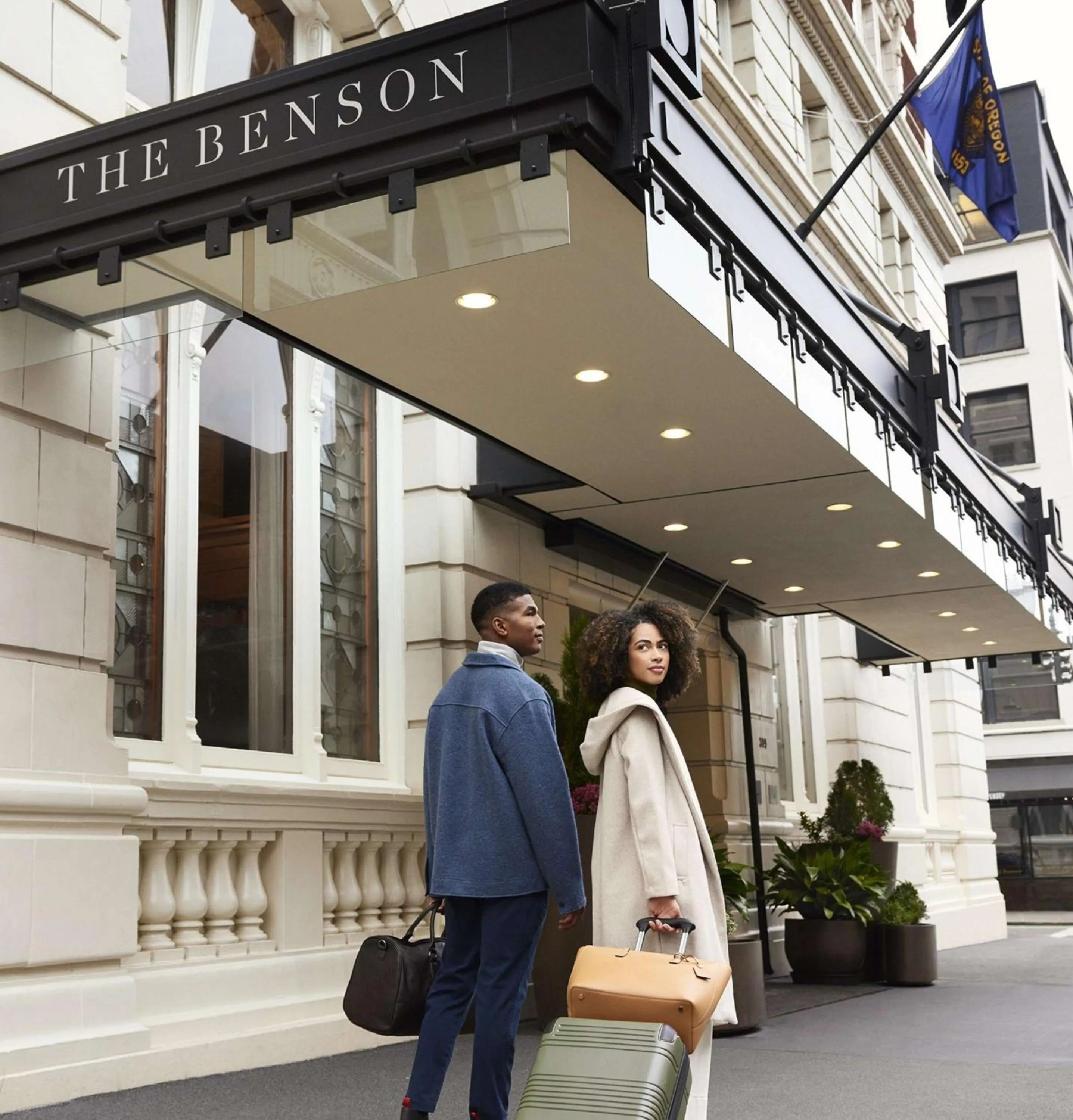 Property building in The Benson Portland, Curio Collection by Hilton