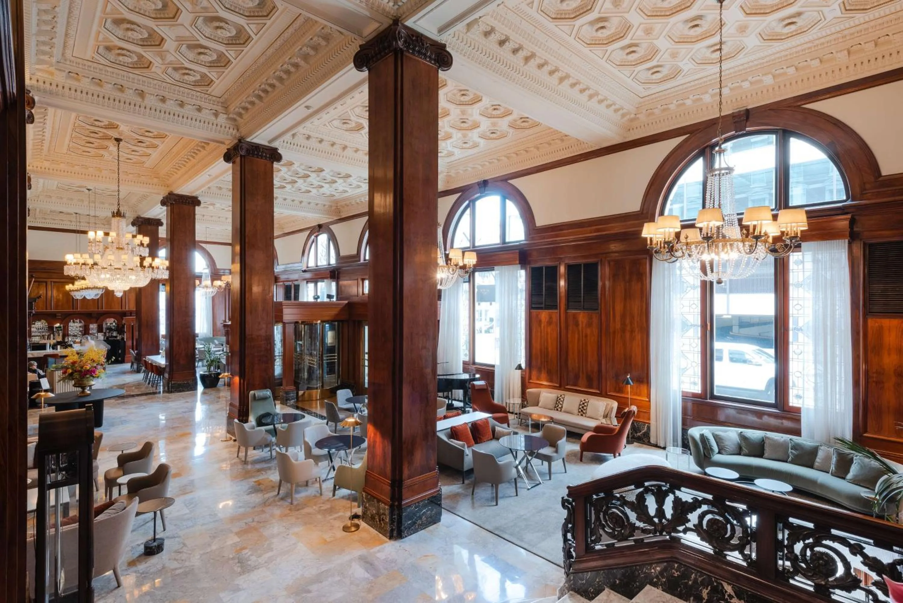 Lobby or reception in The Benson Portland, Curio Collection by Hilton