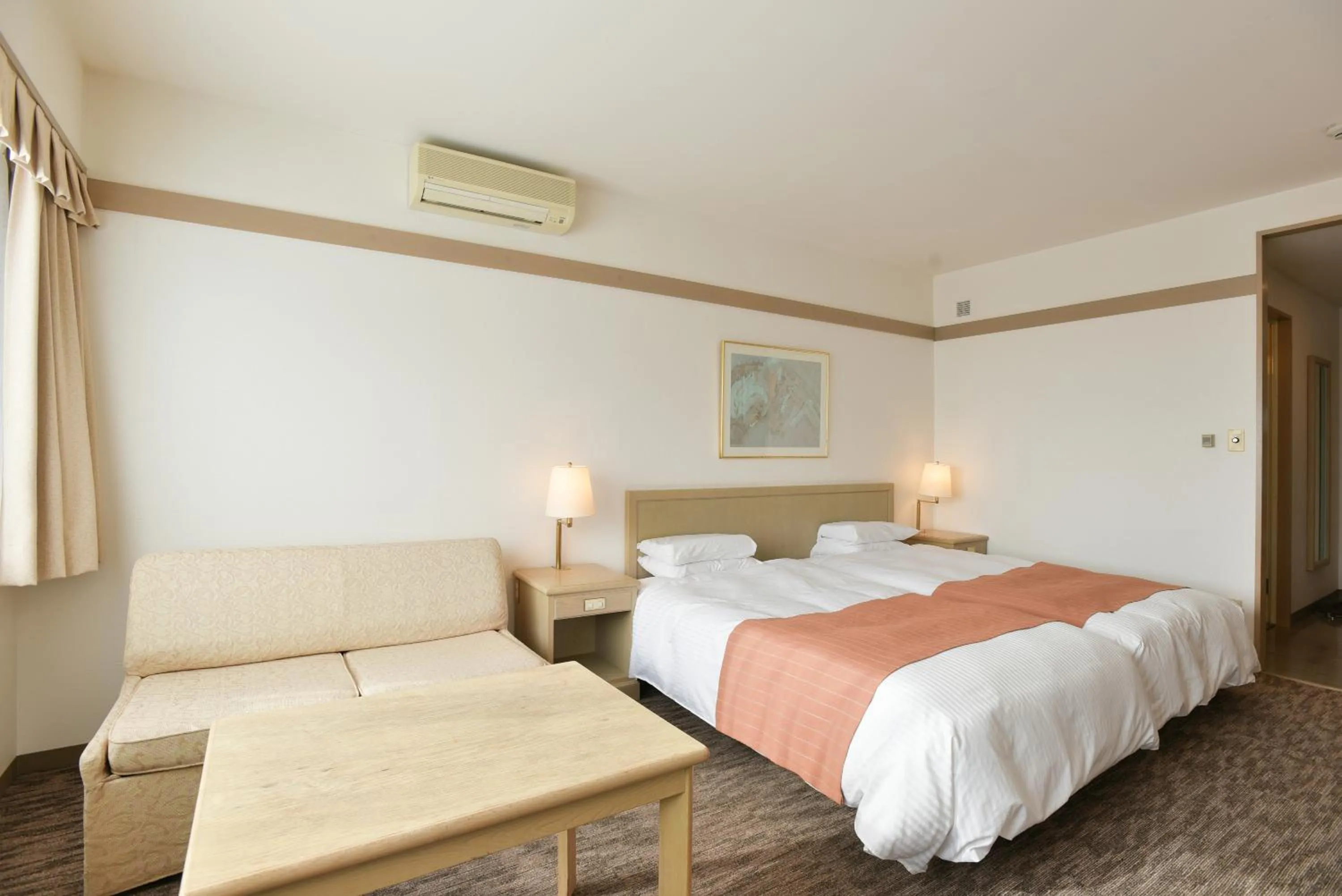 Bed in Sahoro Resort Hotel