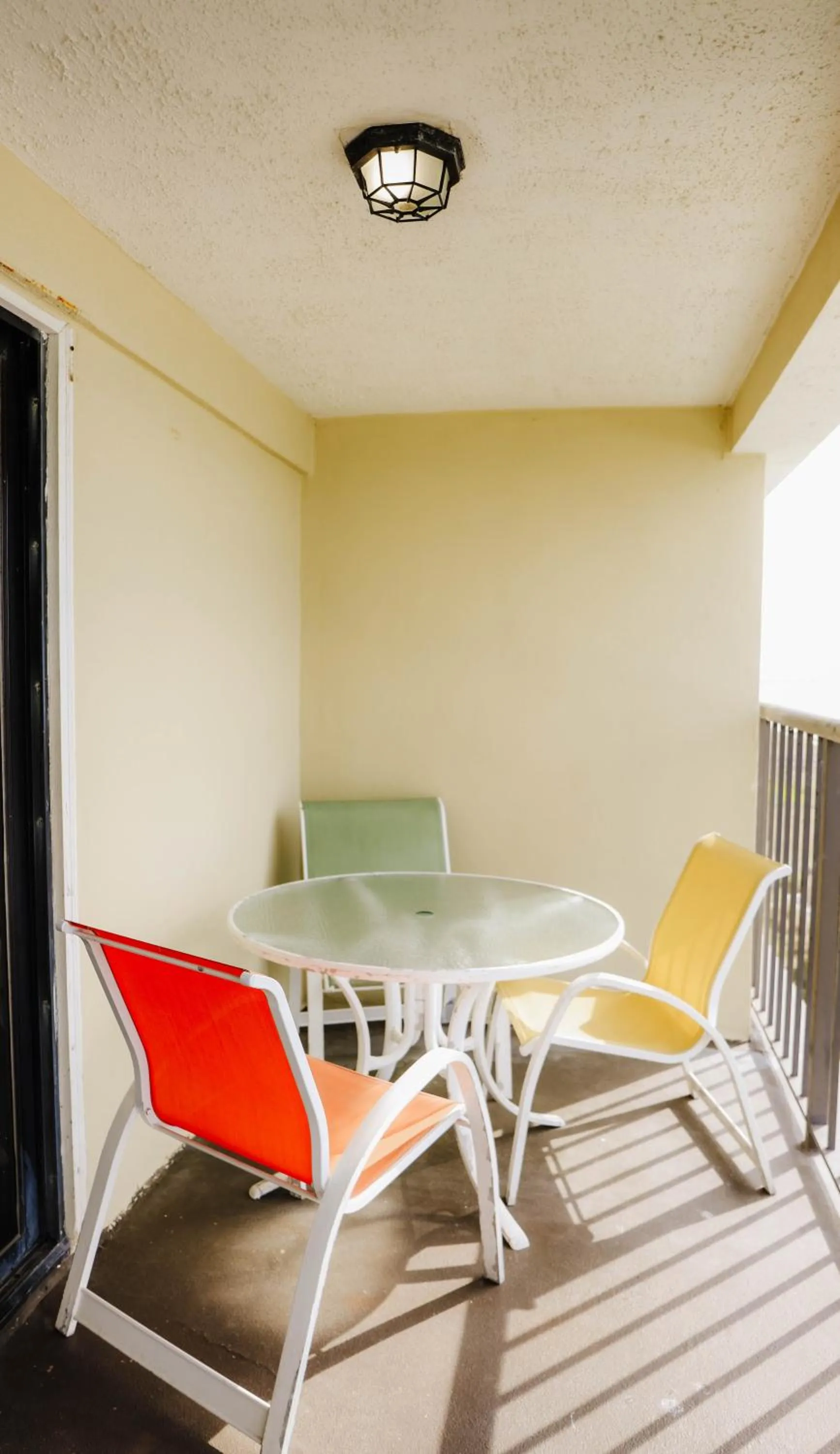 Balcony/Terrace in Ocean Club Resort Myrtle Beach a Ramada by Wyndham
