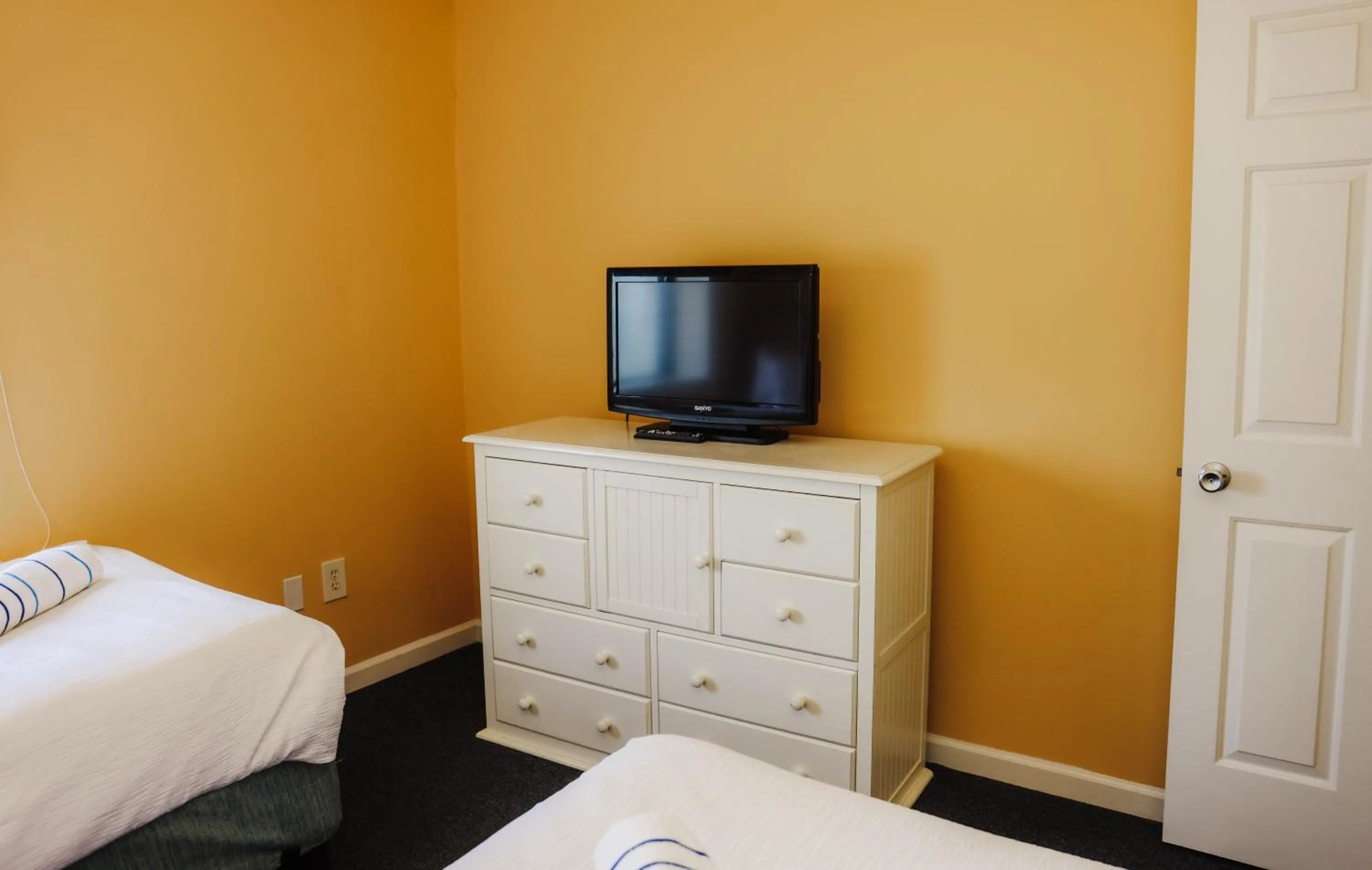 Bed in Ocean Club Resort Myrtle Beach a Ramada by Wyndham