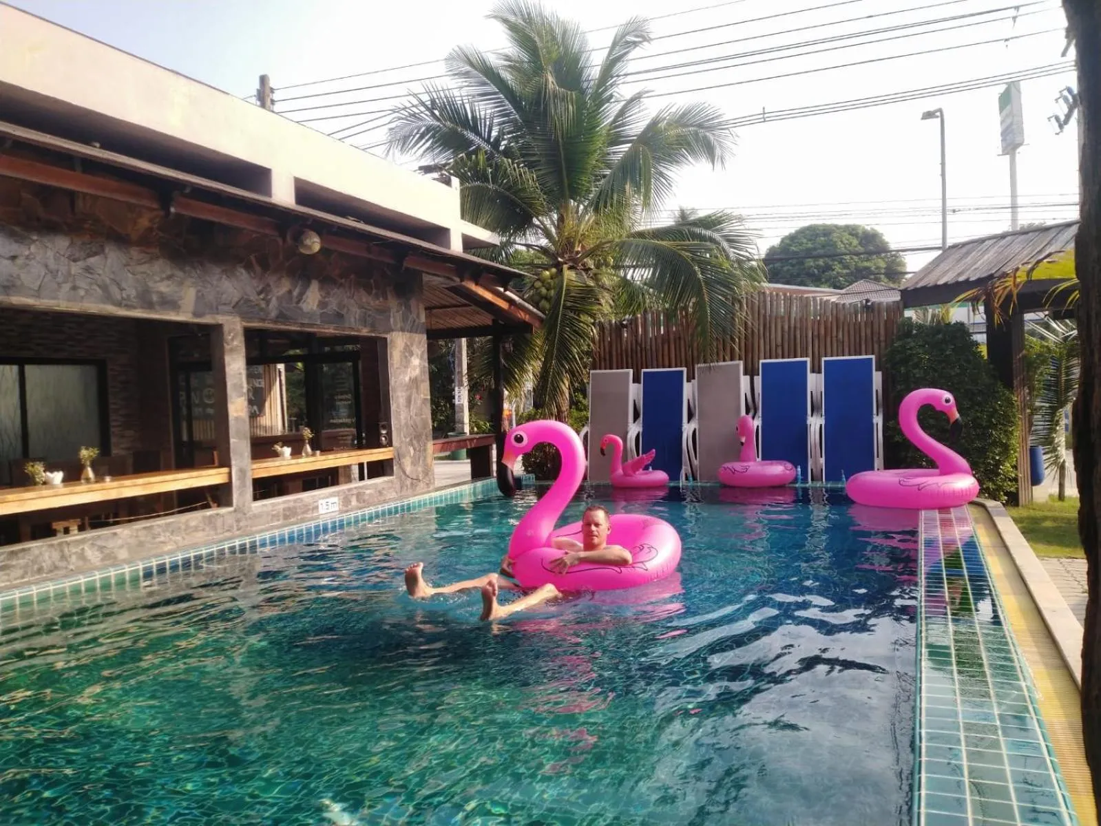 Swimming pool in Billabong Hotel and Cafe