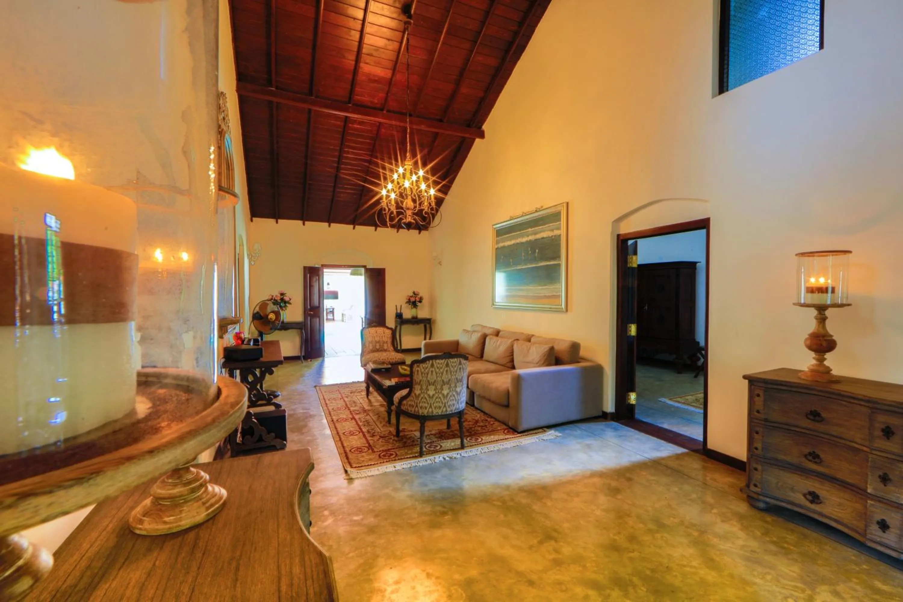 Living room, Bed in Satiana Tangalle