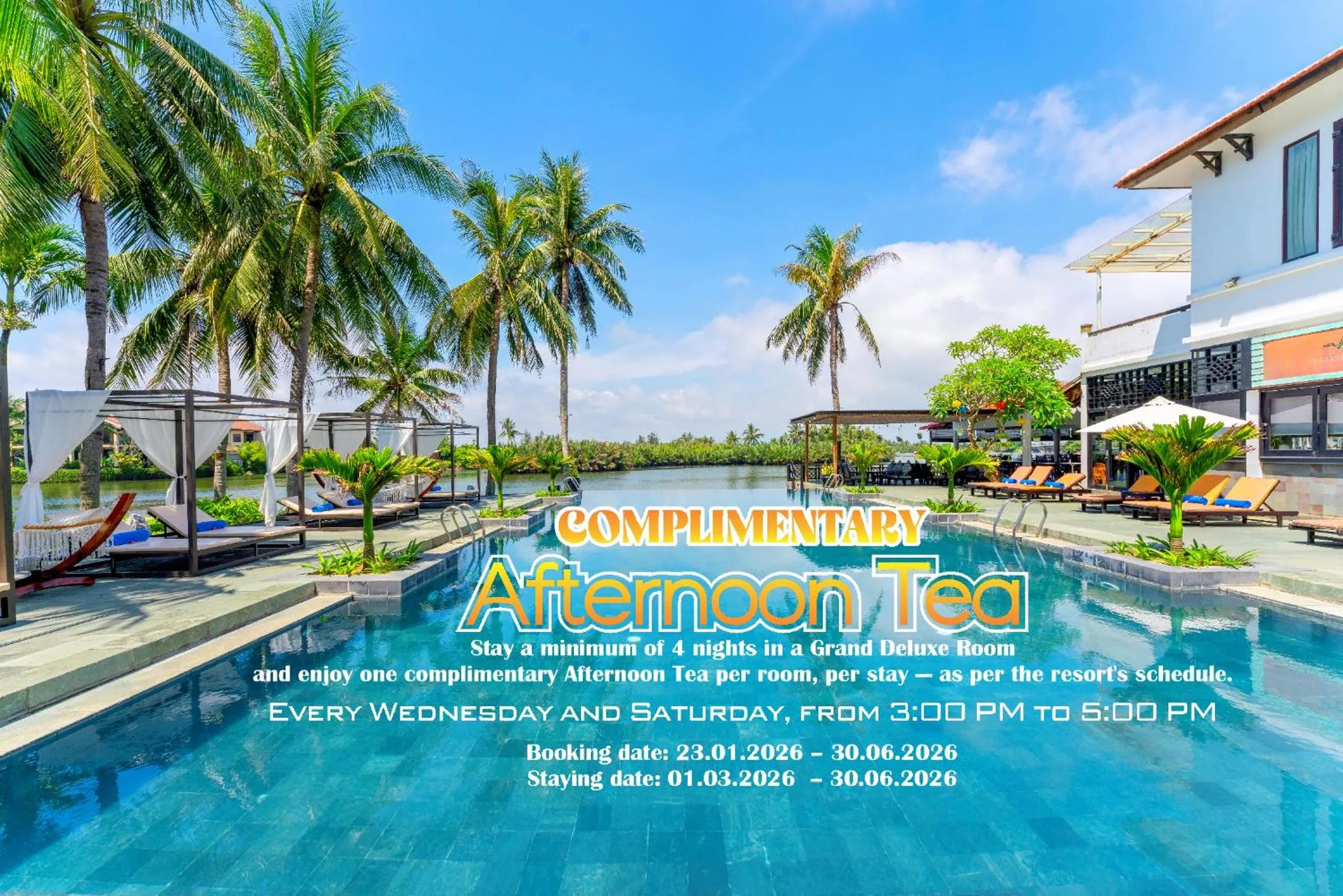 Swimming pool in Hoi An Beach Resort