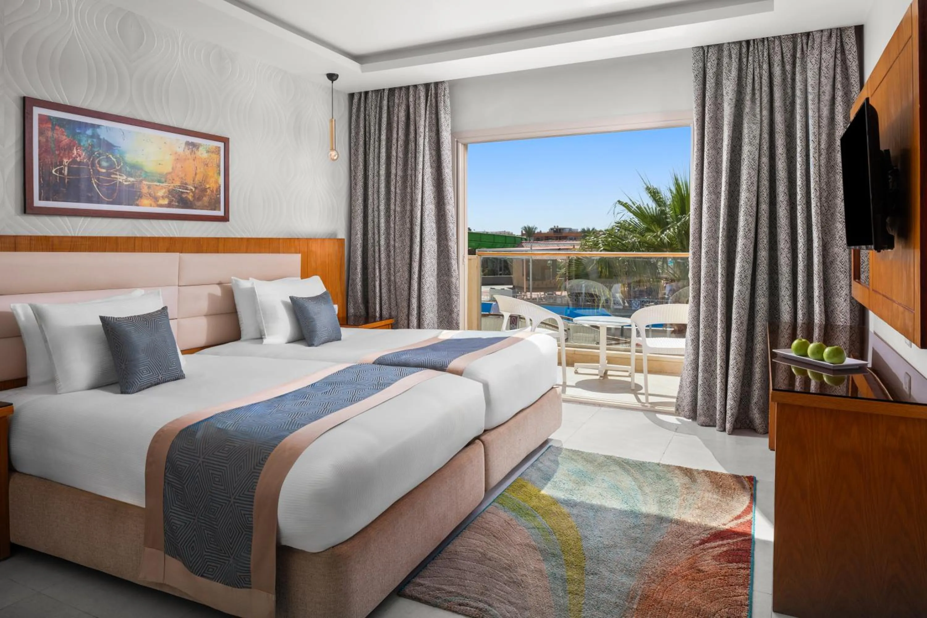 Bed in Pickalbatros Aqua Blu Sharm El Sheikh