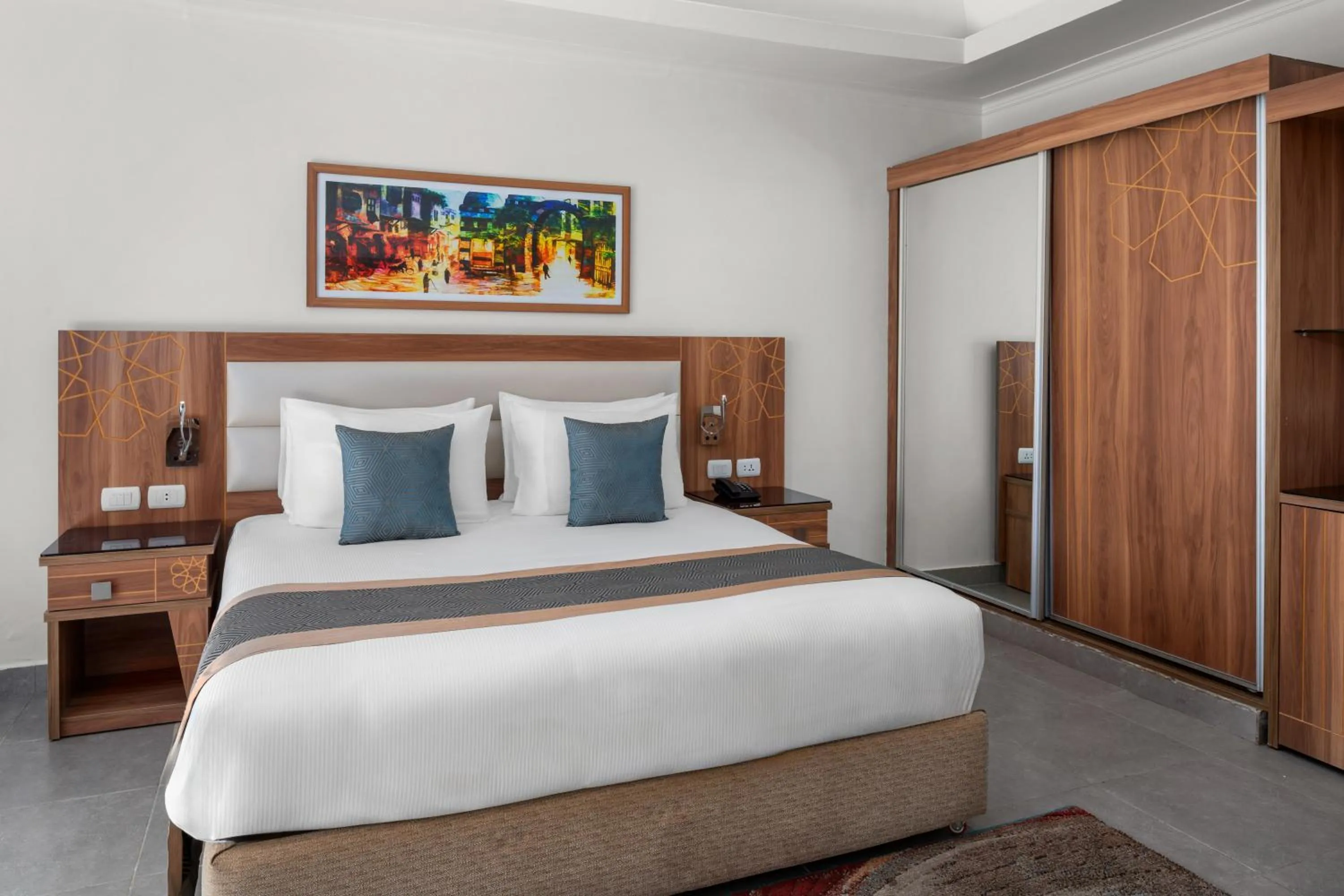 Bed in Pickalbatros Aqua Blu Sharm El Sheikh