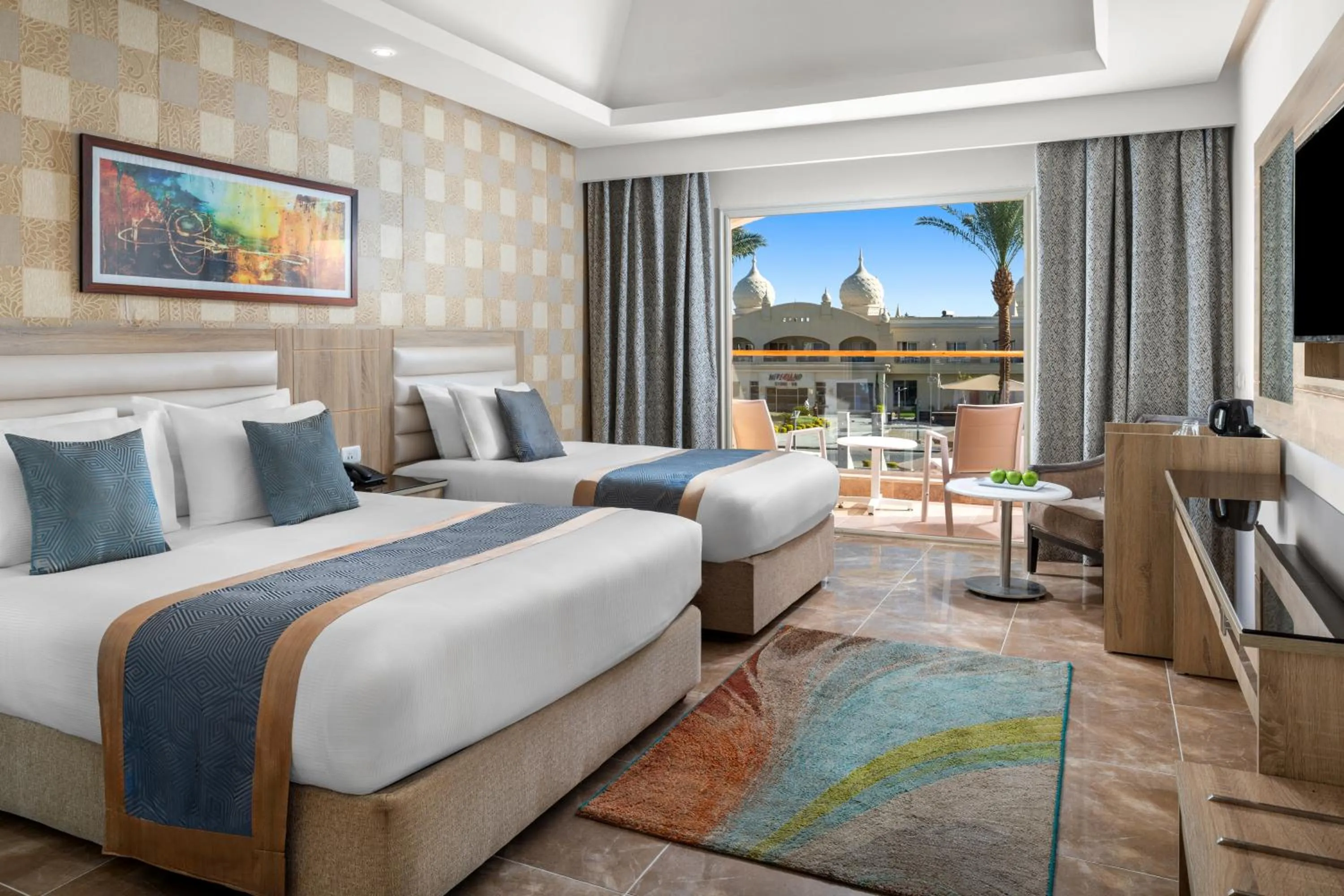 Bed in Pickalbatros Aqua Blu Sharm El Sheikh