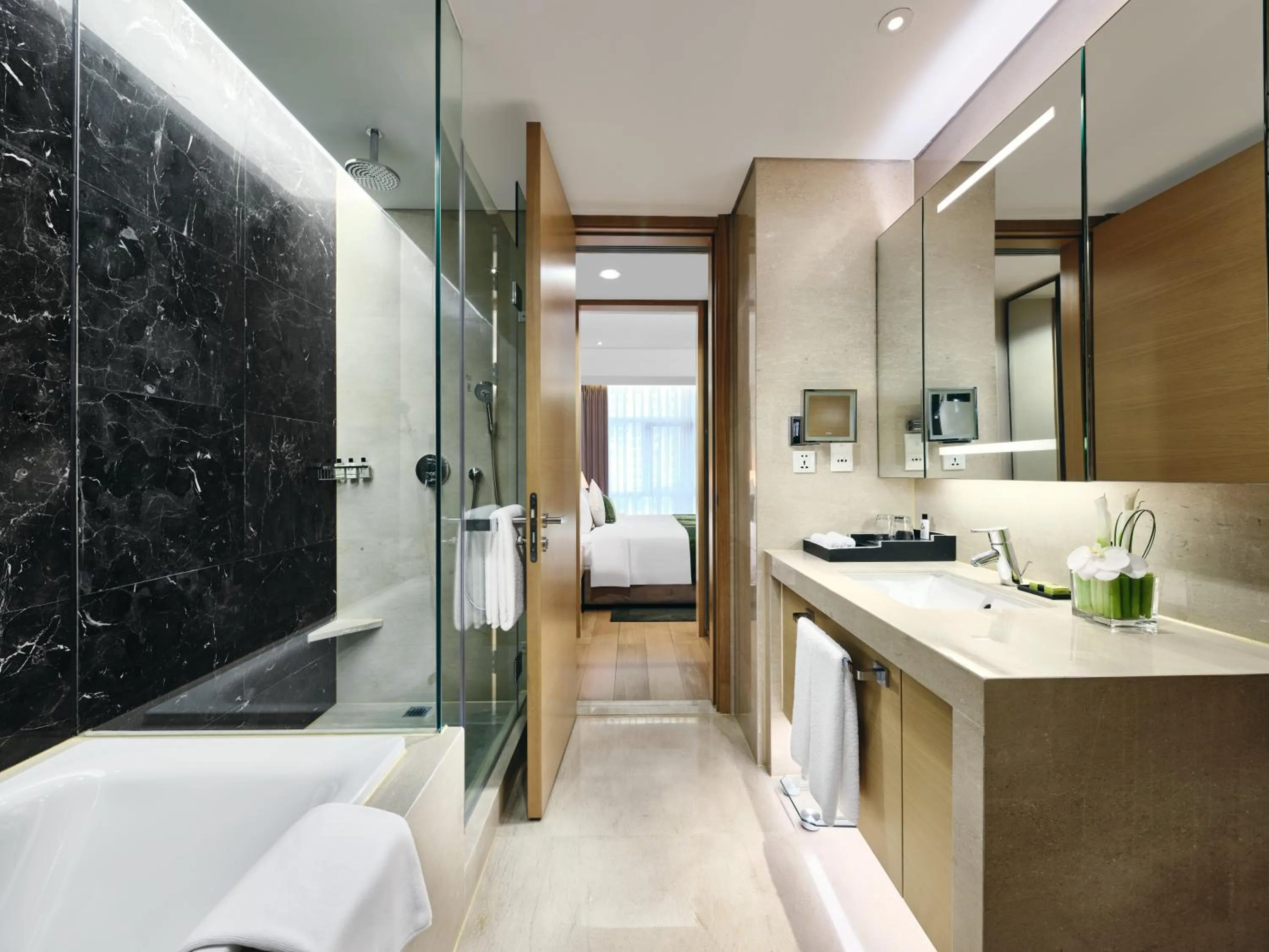 Bathroom in Grand ParcVue Hotel Residence Chengdu