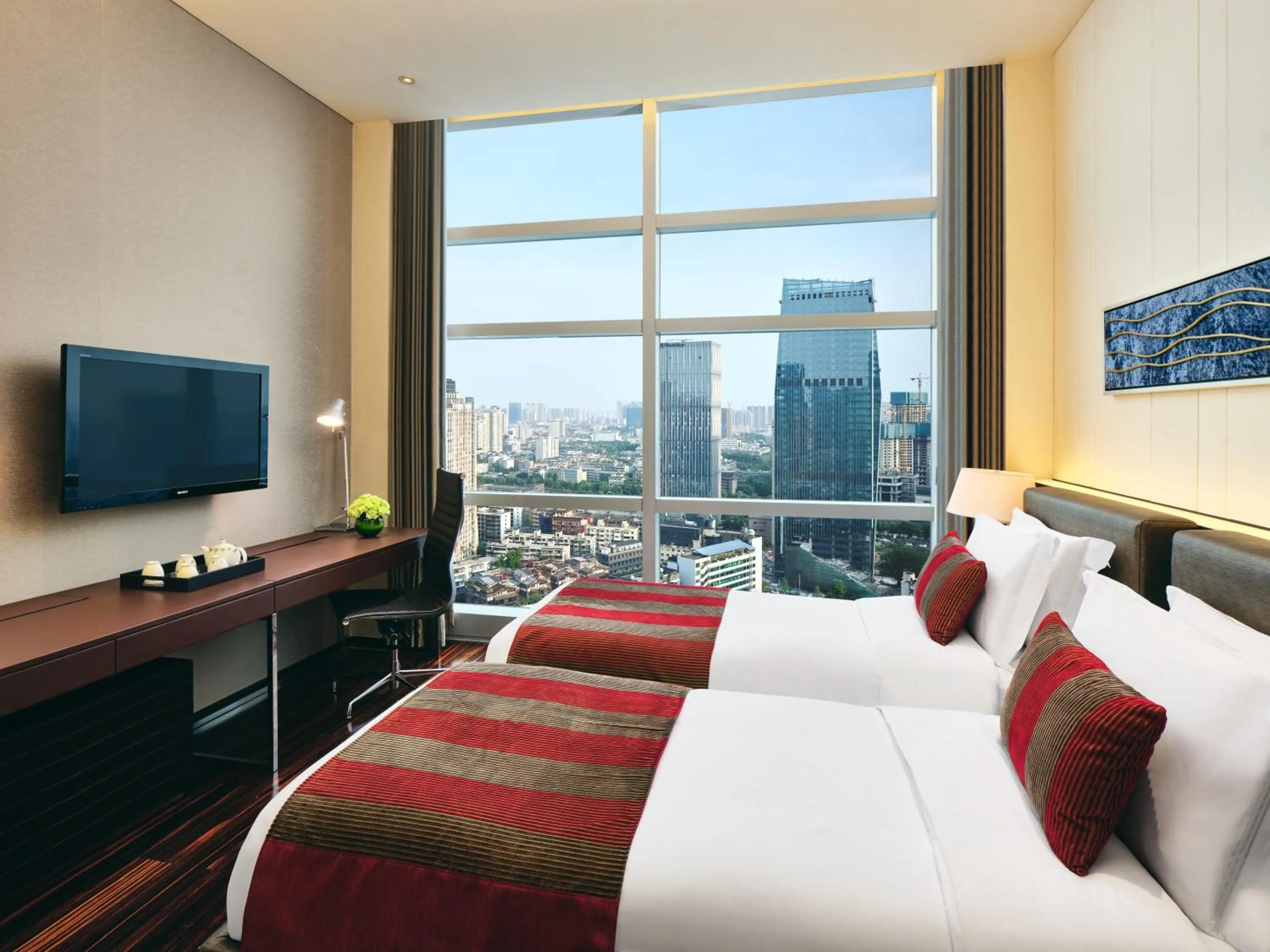 Photo of the whole room, Bed in Grand ParcVue Hotel Residence Chengdu
