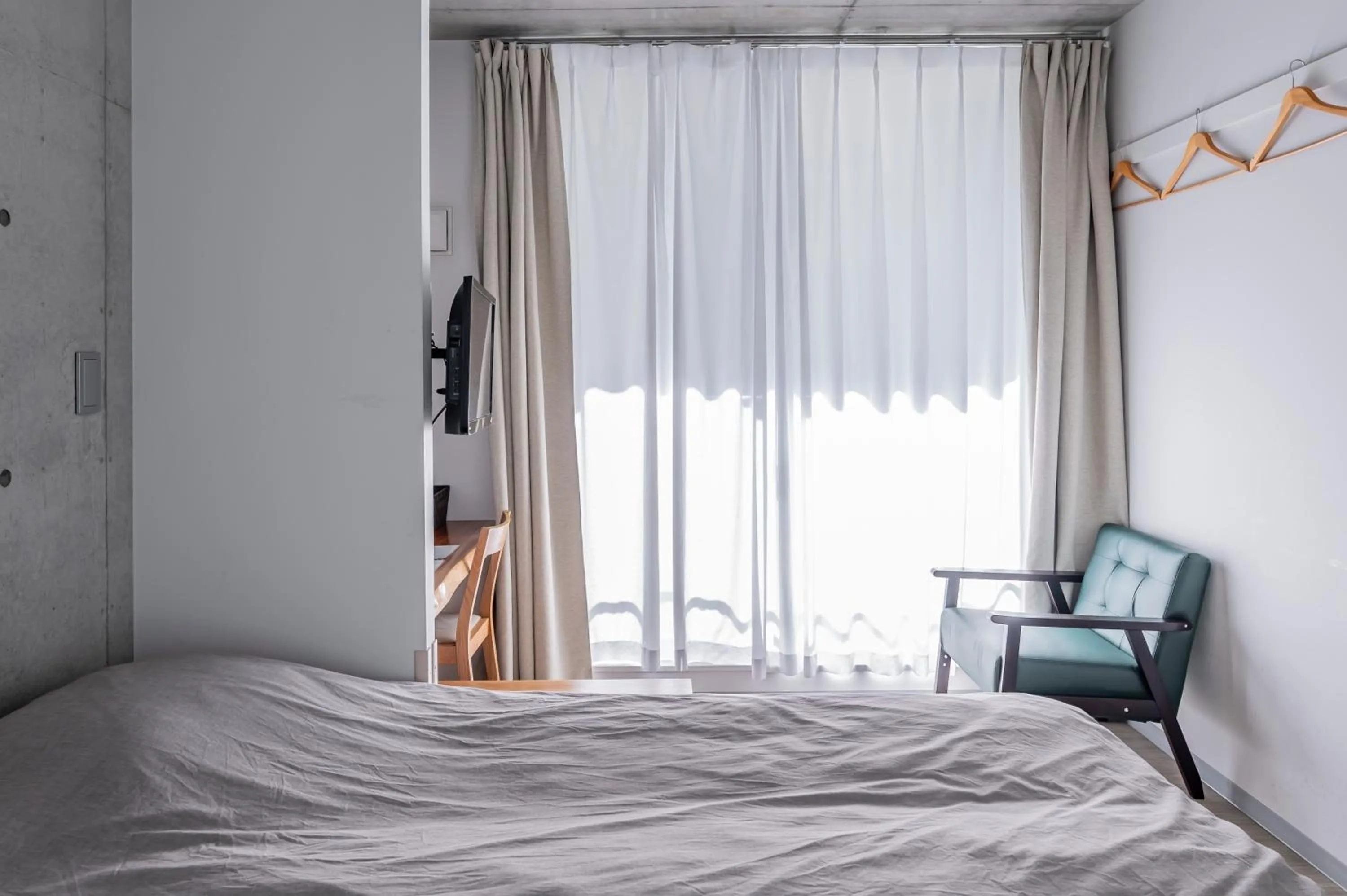 Bedroom, Bed in bmj Shinjuku Okubo