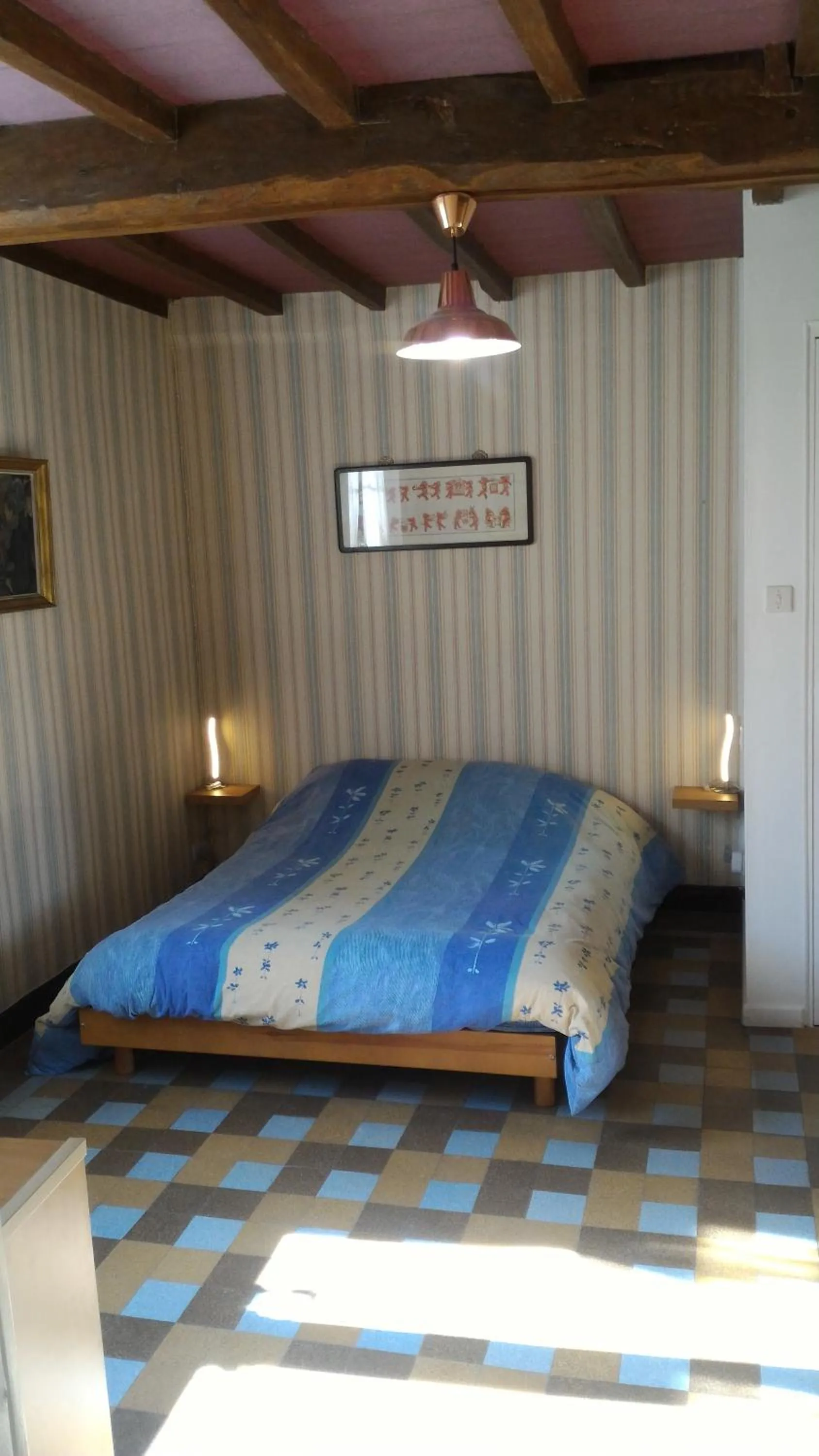 Bedroom, Bed in Le moulin de Cohem