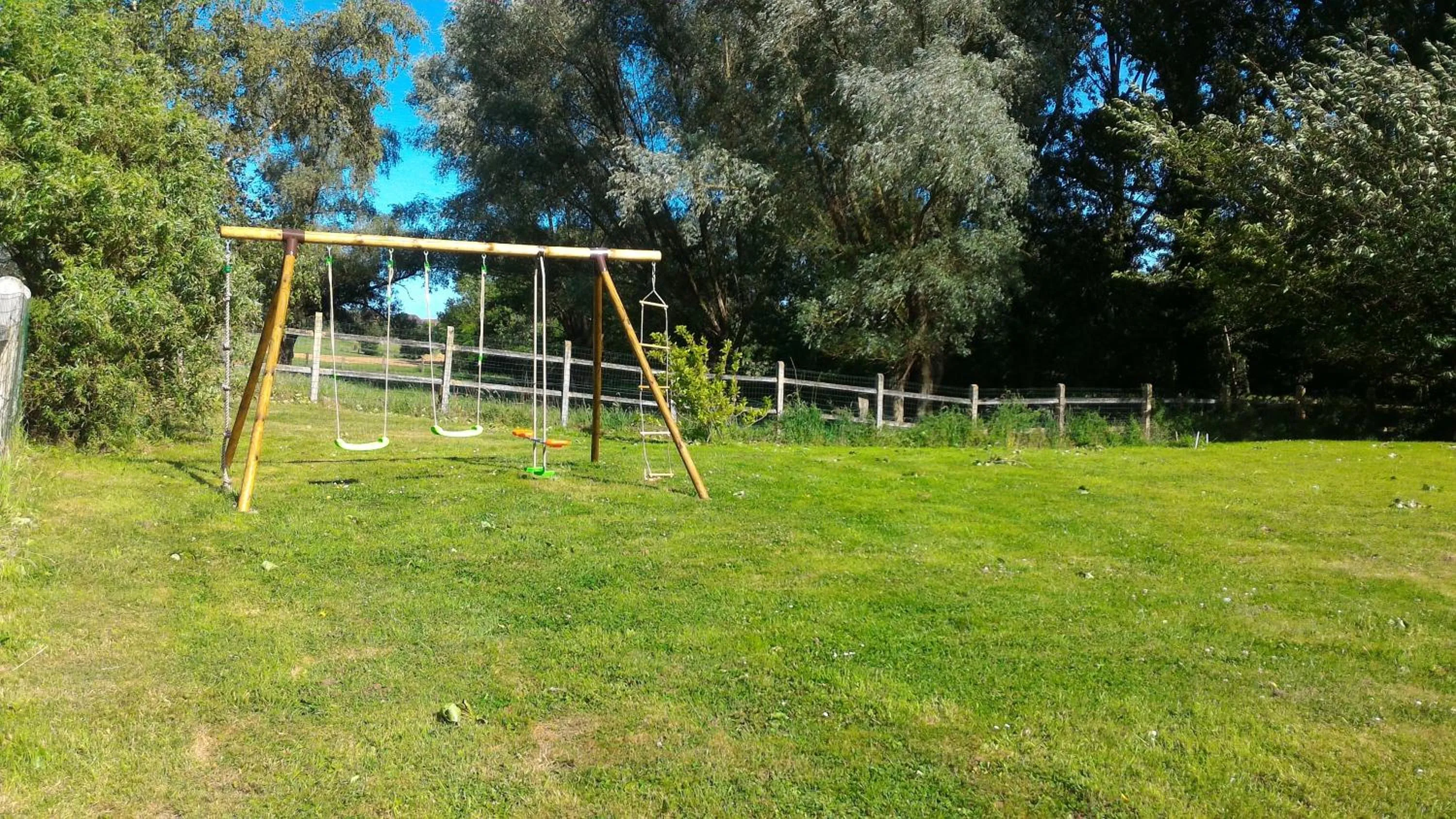 Children play ground in Le moulin de Cohem