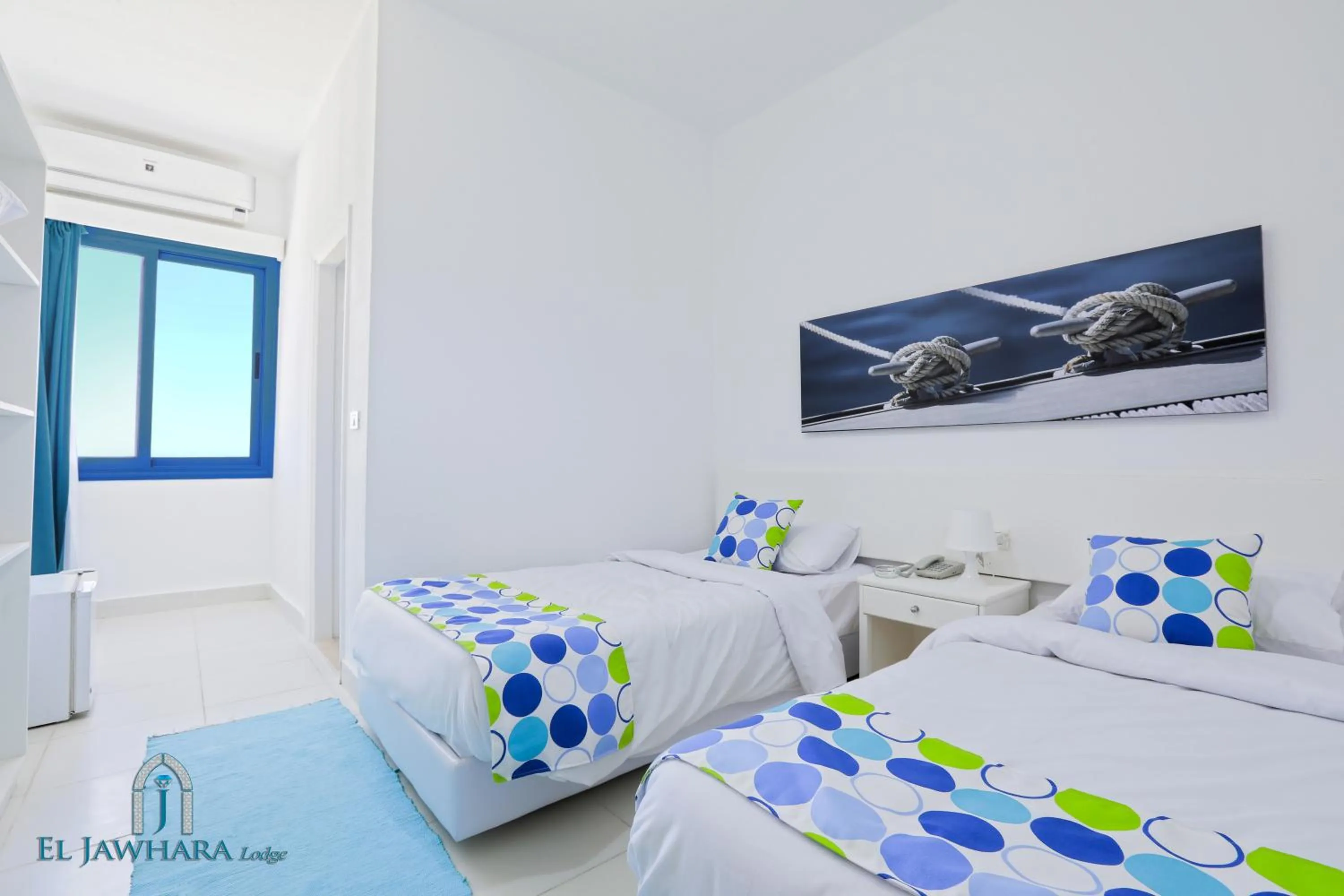 Bed in Lagoonie Lodge & Beach