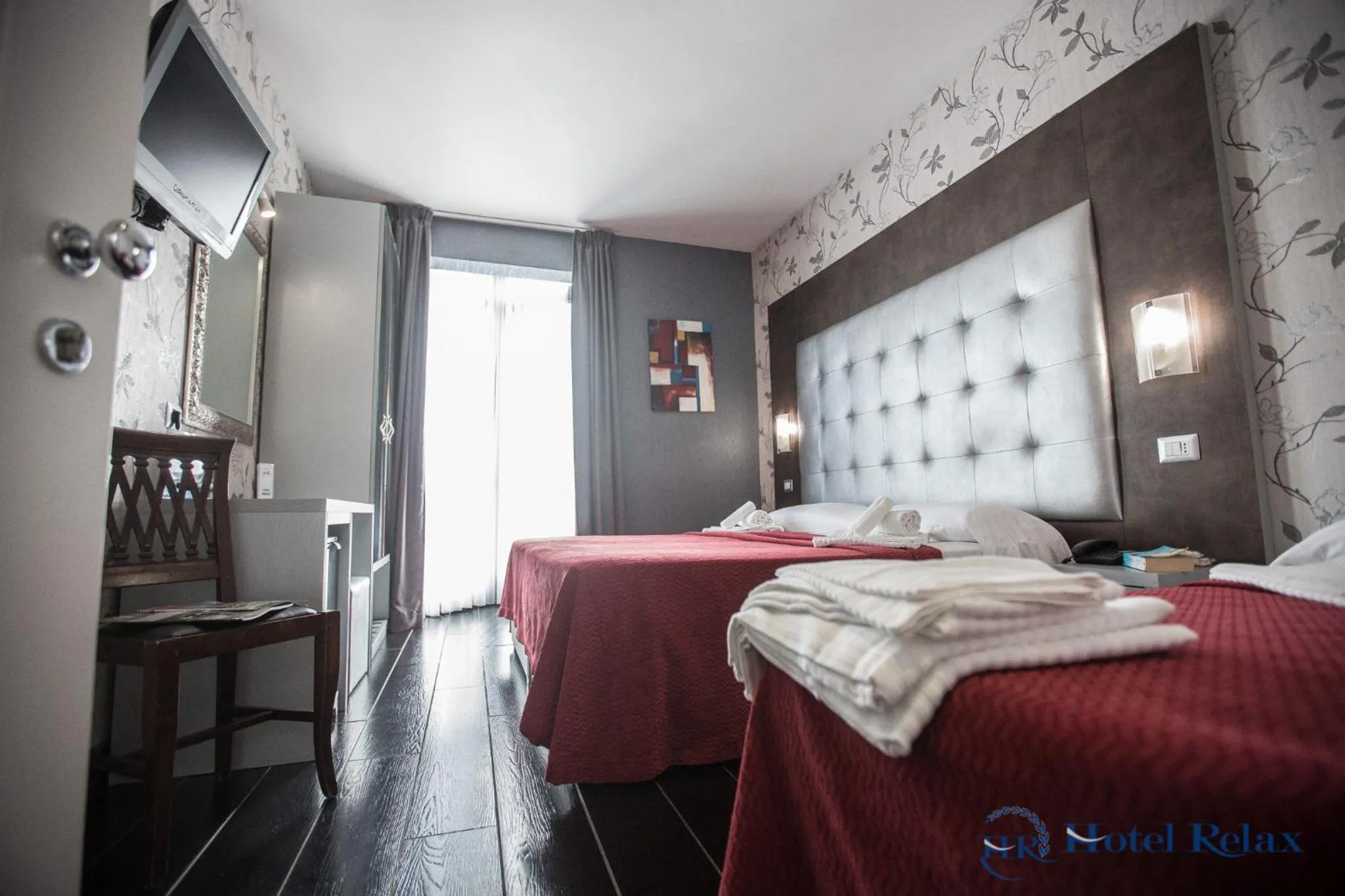 Photo of the whole room, Bed in Hotel Relax Roma Nord