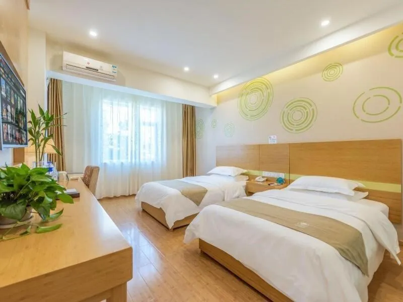 Bed in GreenTree Inn Anhui Anqing Susong North longmen road express Hotel