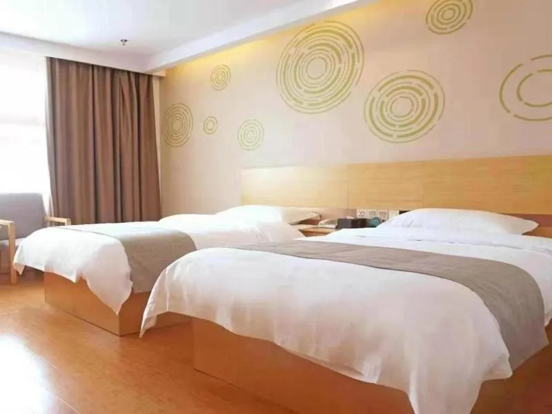 Bed in GreenTree Inn Jiangxi Yingtan Xinjiang Area Government No. 1 Middle Business Hotel
