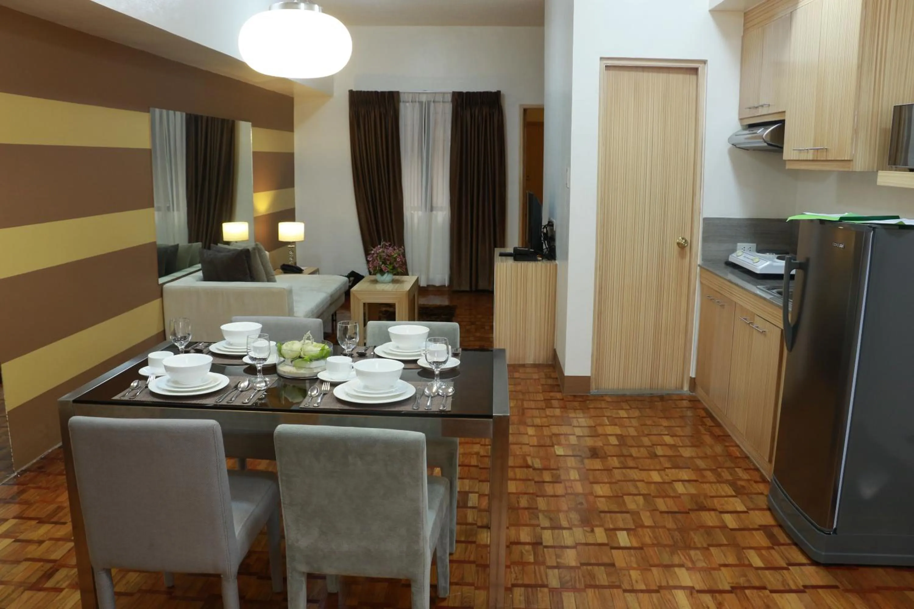 Living room in Prince Plaza II Condotel