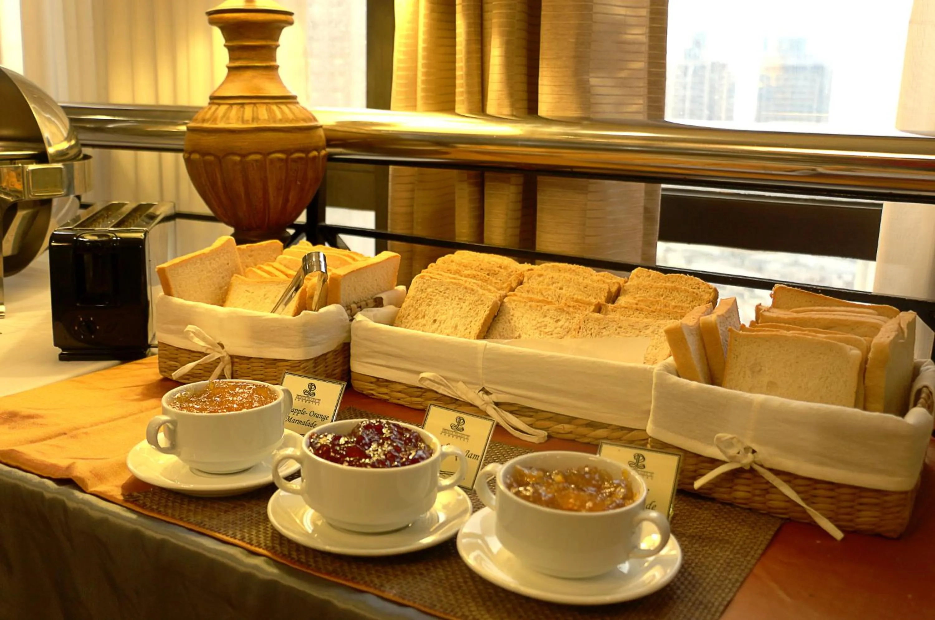 Buffet breakfast in Prince Plaza II Condotel
