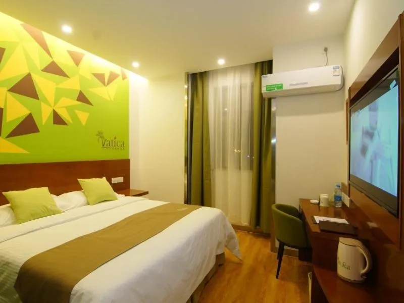 Bed in Vatica AnHui Fuyang Linquan South Jiefang Hotel.