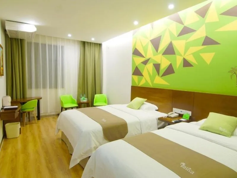 Bed in Vatica AnHui Fuyang Linquan South Jiefang Hotel.