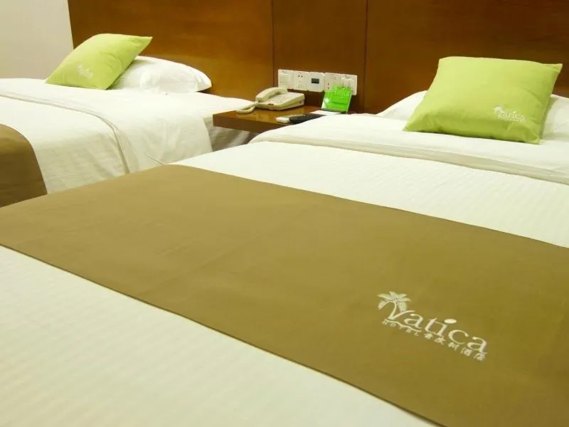 Bed in Vatica AnHui Fuyang Linquan South Jiefang Hotel.