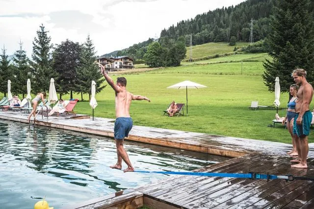 Swimming pool in Hotel Das Falkenstein