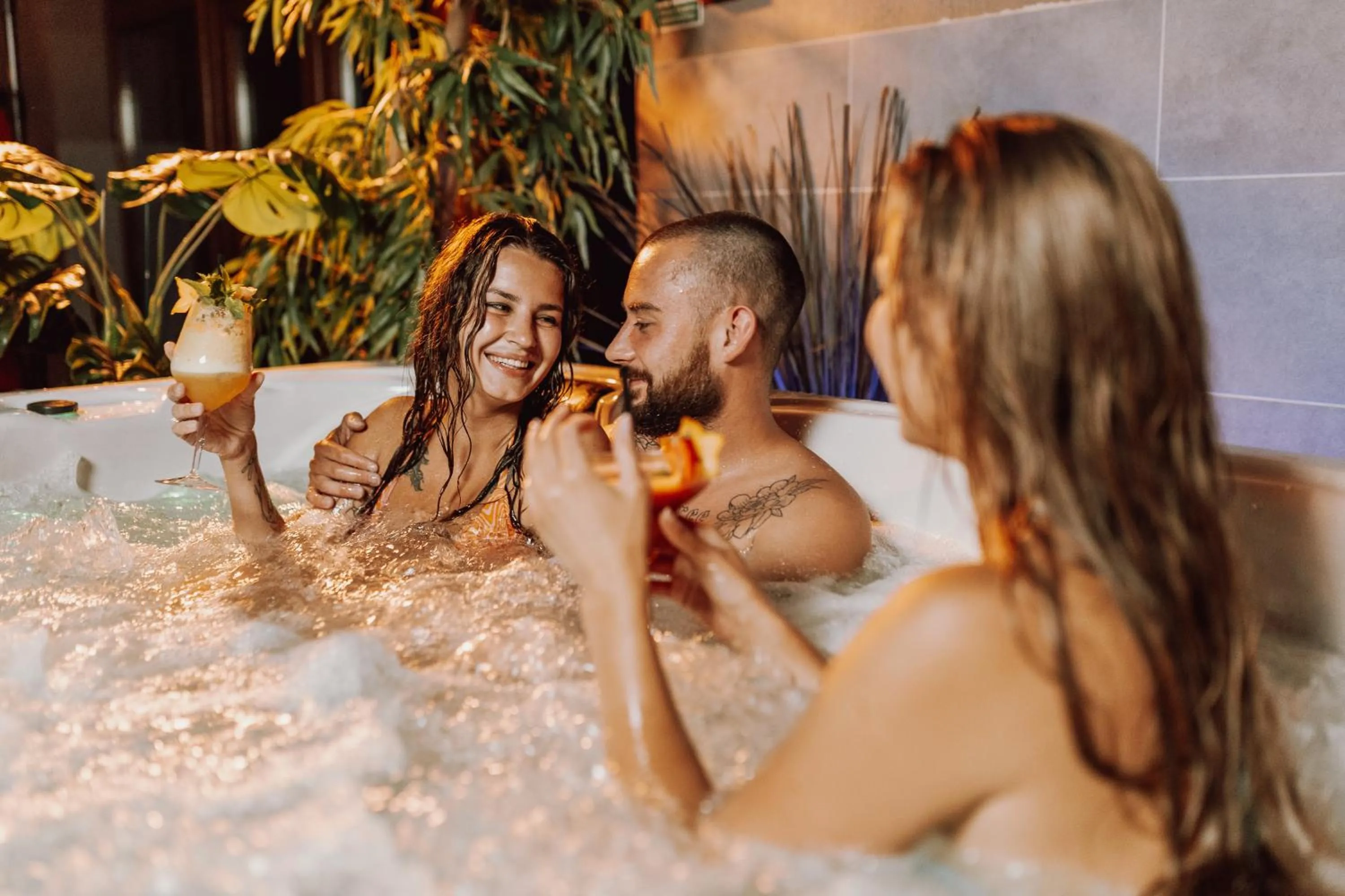 Hot Tub in Hotel Kotarz Spa&Wellness