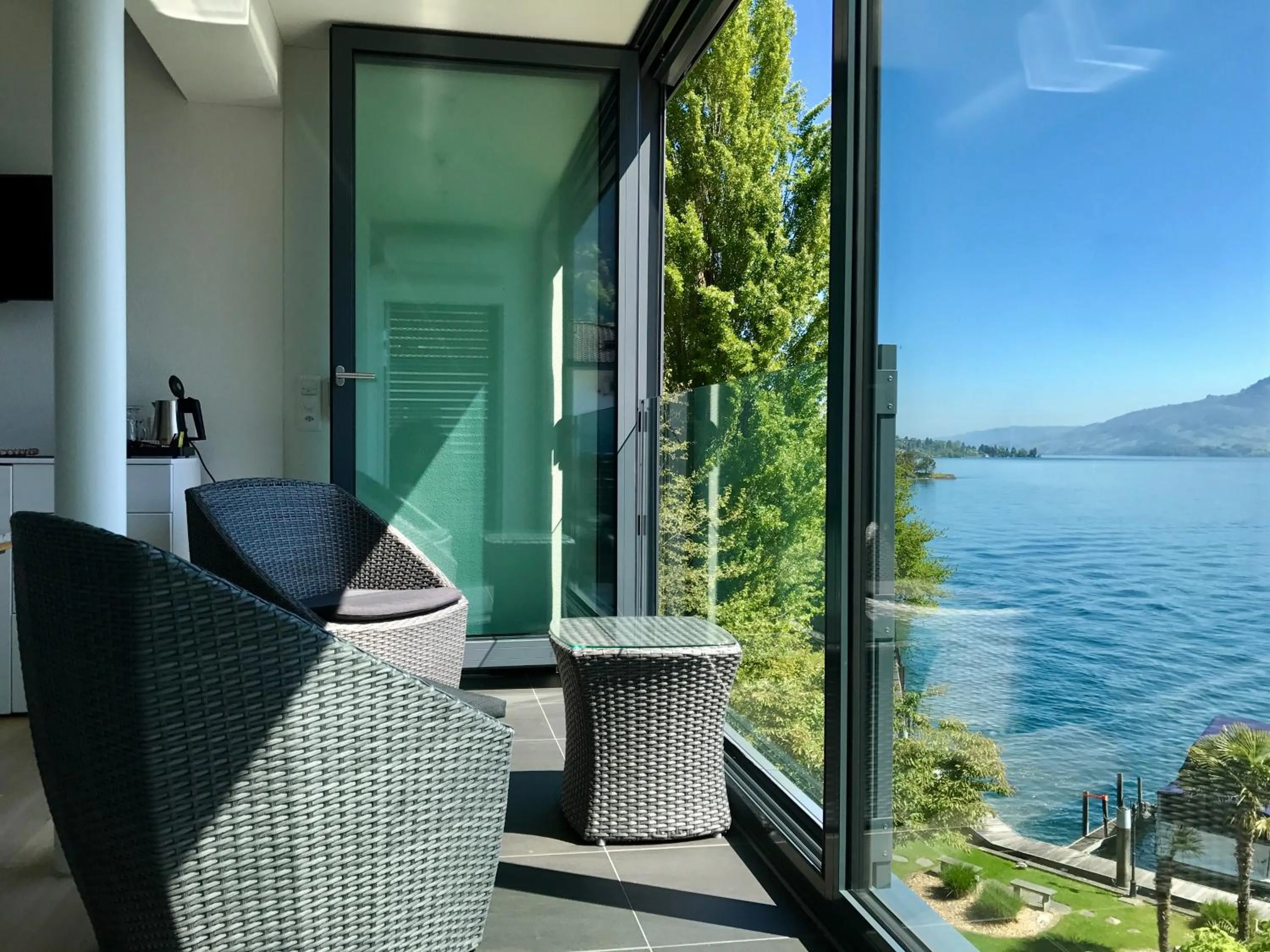 View (from property/room) in Seehotel Pilatus