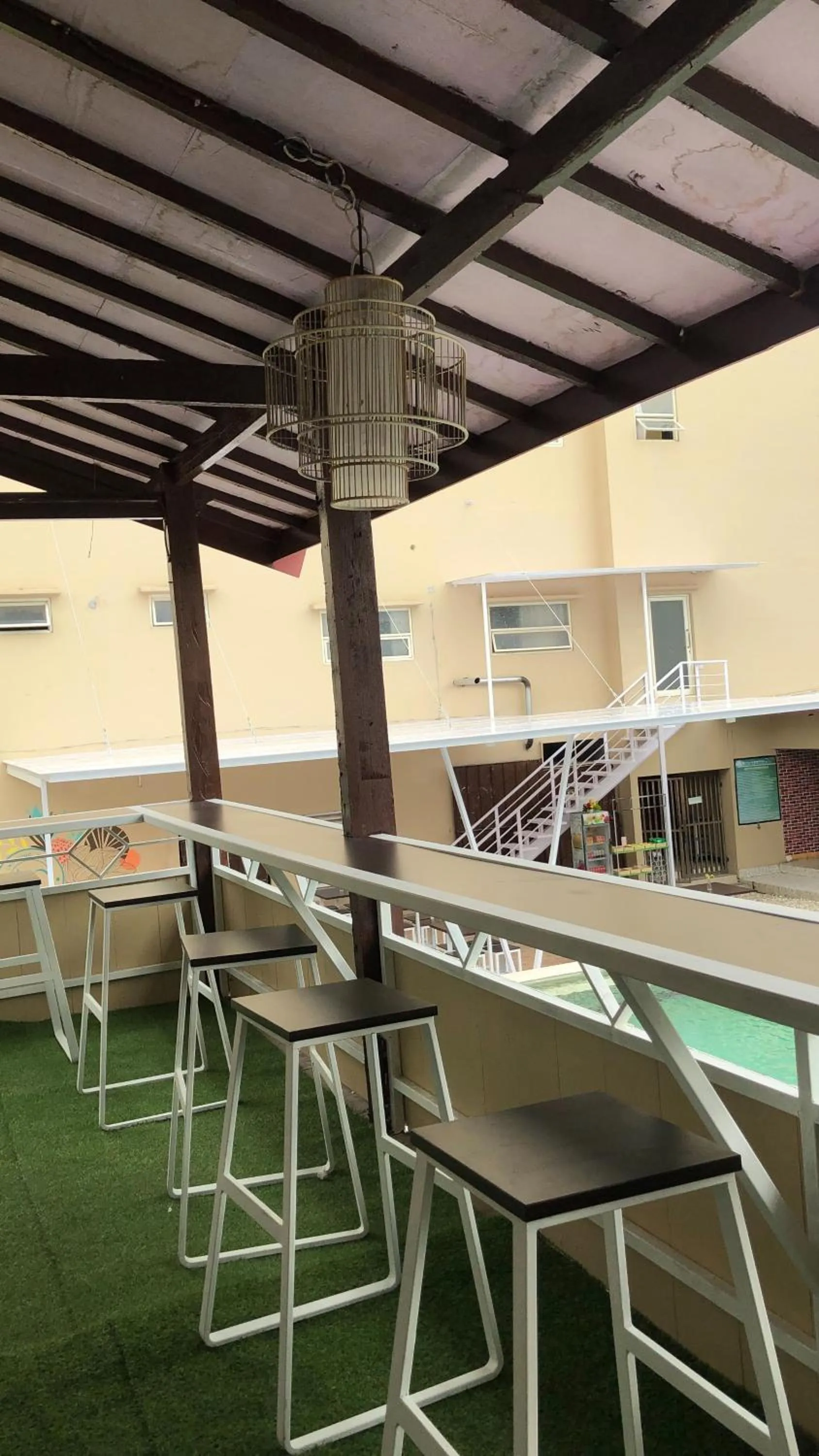 Pool view in Grand Madani Hotel