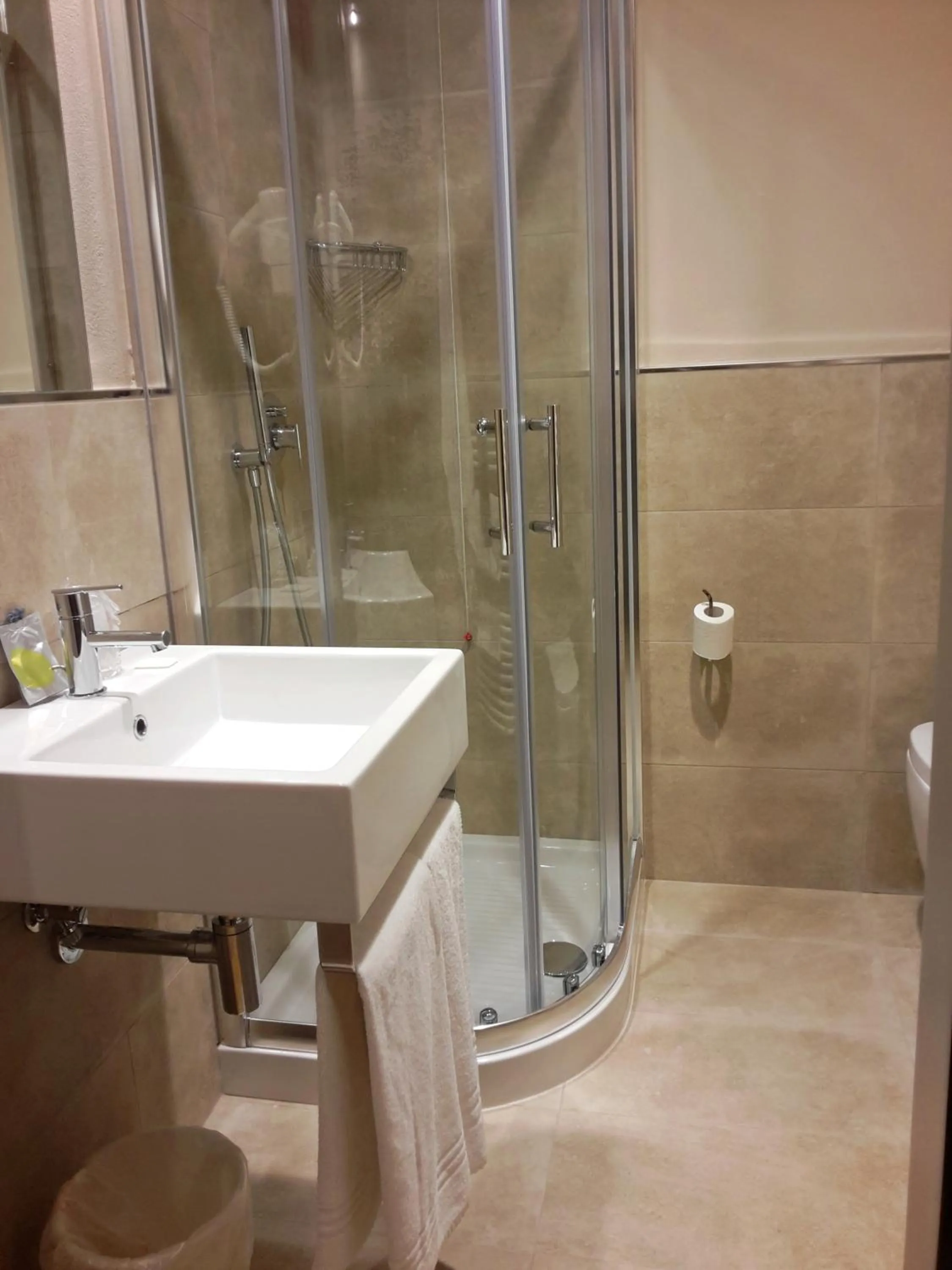 Shower in Hotel President