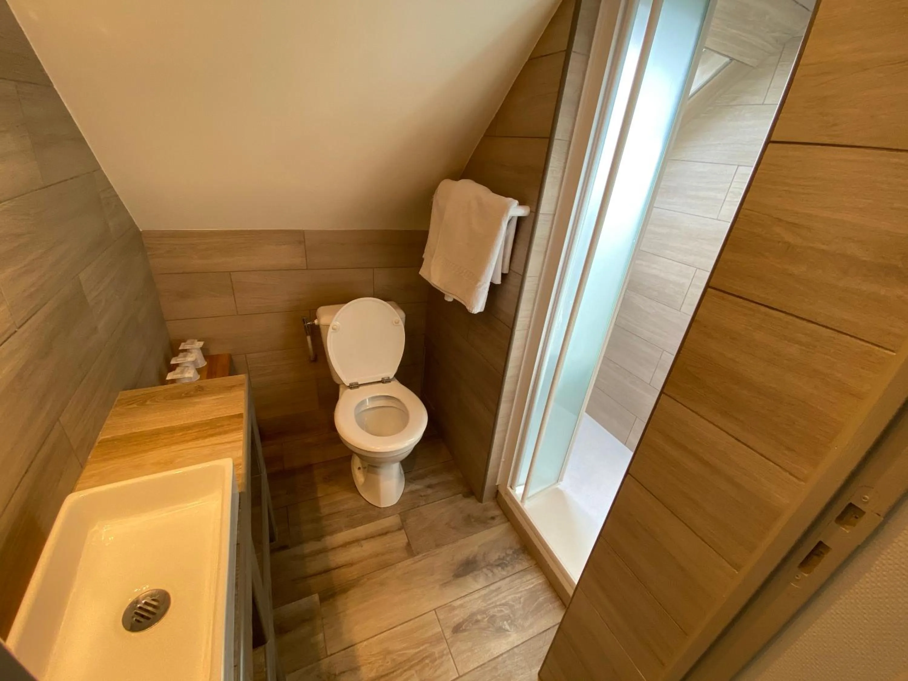 Bathroom in Angleterre Hotel