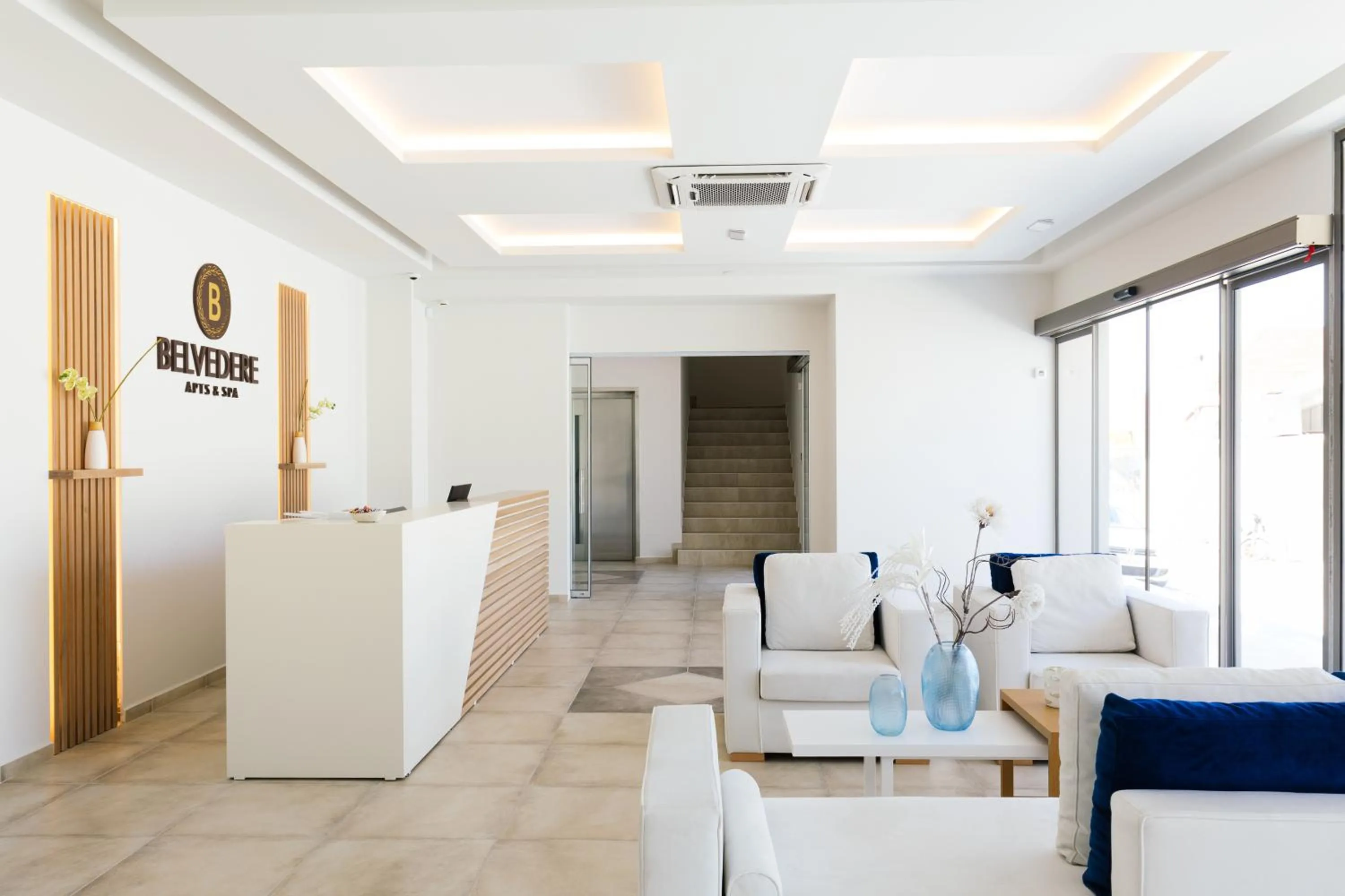Lobby or reception in Belvedere Luxury Apartments & Spa