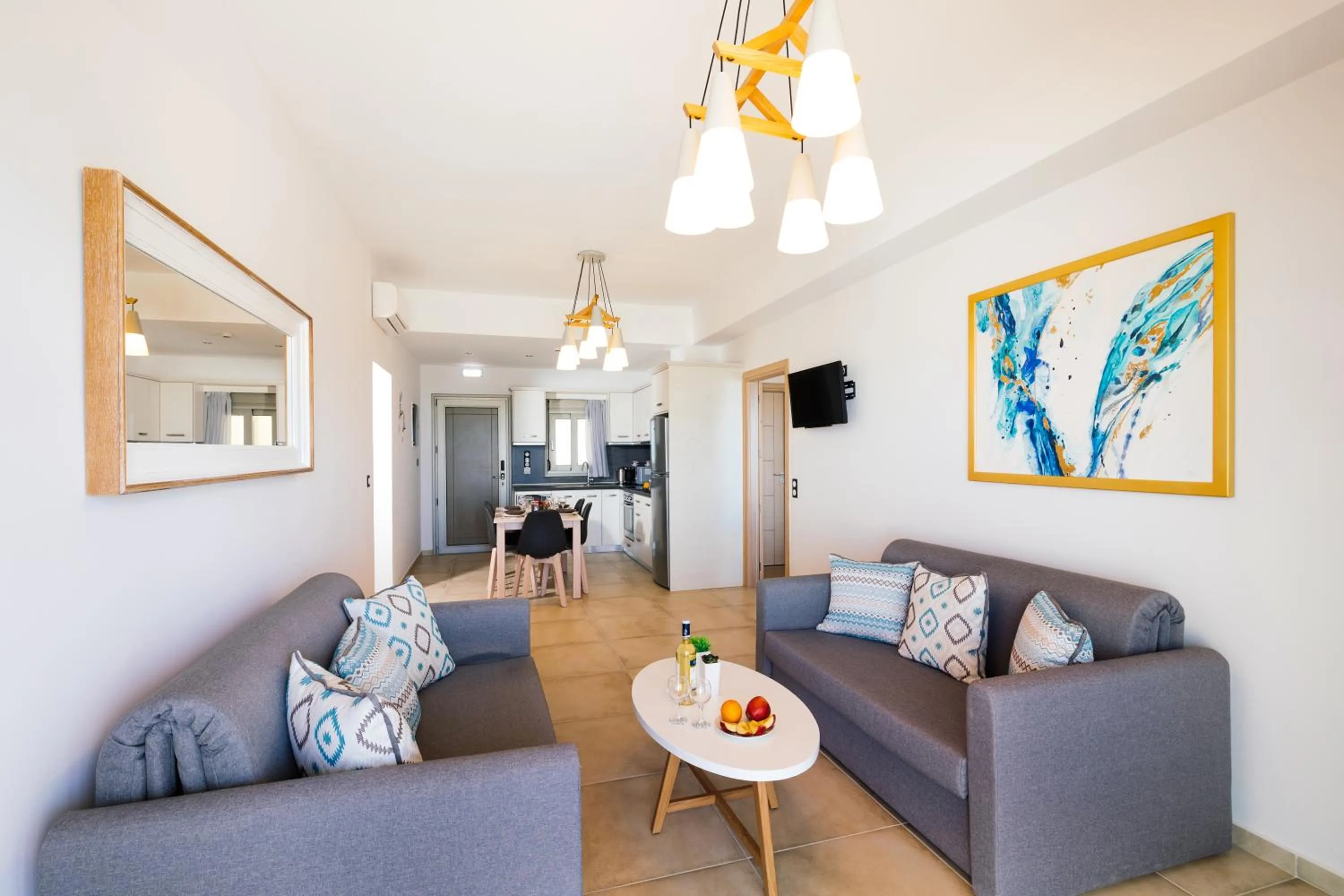 Kitchen or kitchenette in Belvedere Luxury Apartments & Spa