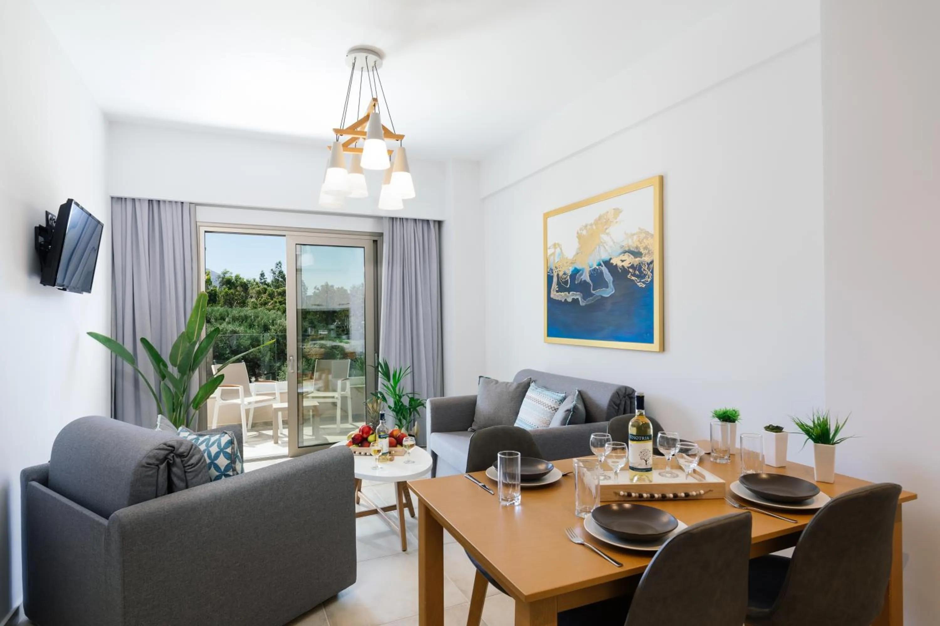 Living room in Belvedere Luxury Apartments & Spa