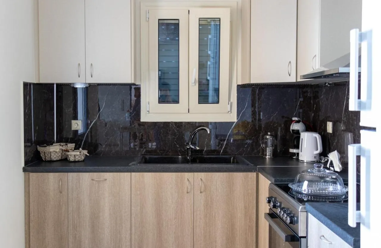 Kitchen or kitchenette in Grand Bleu Apartments & Villas