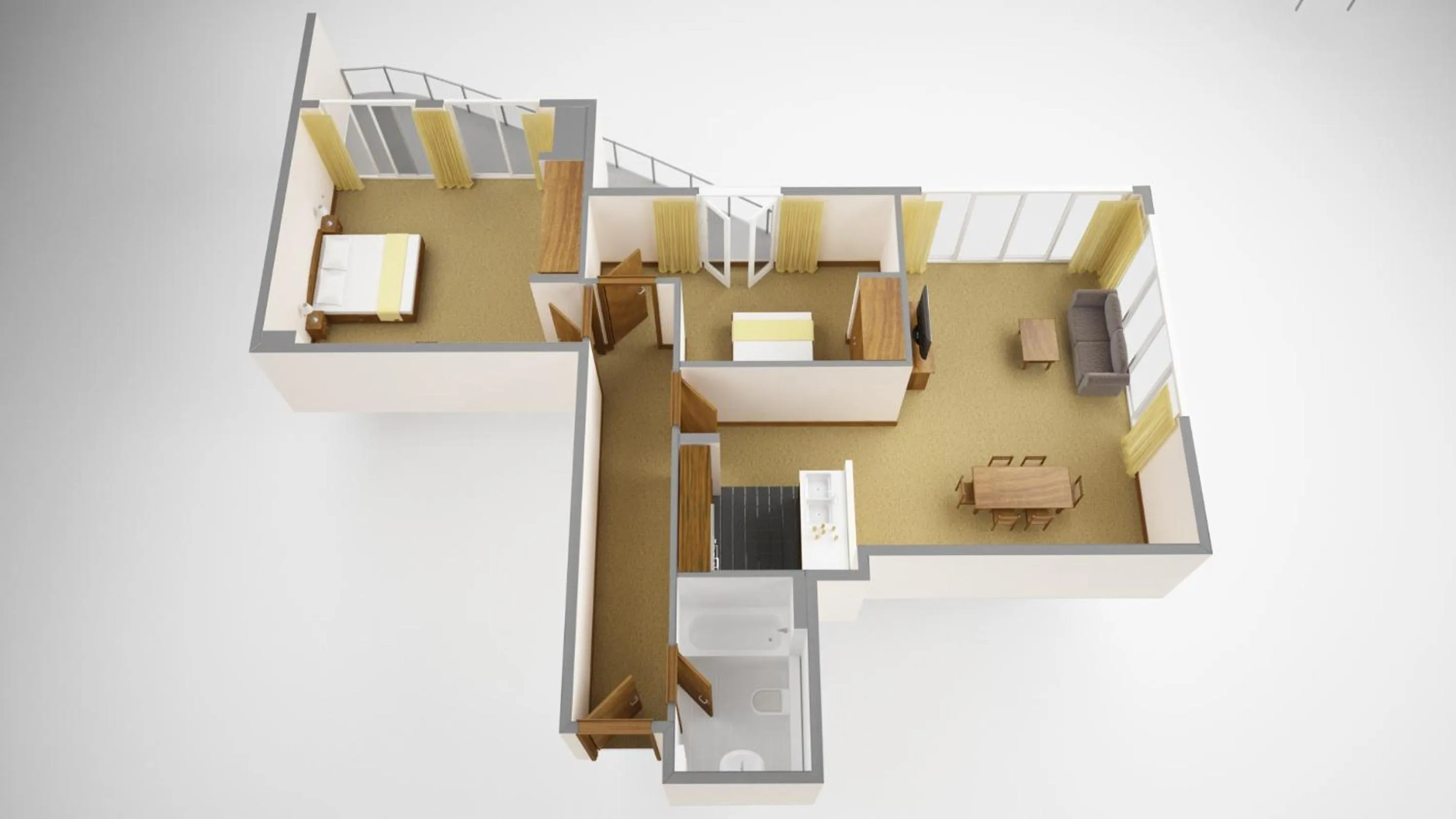 Floor plan in Sanctum Maida Vale