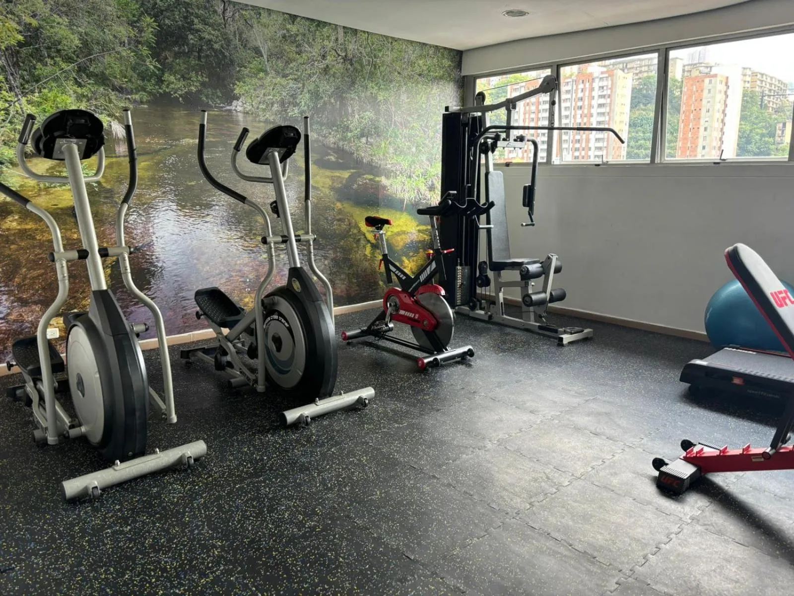 Fitness centre/facilities in Mi Hotel Sandiego