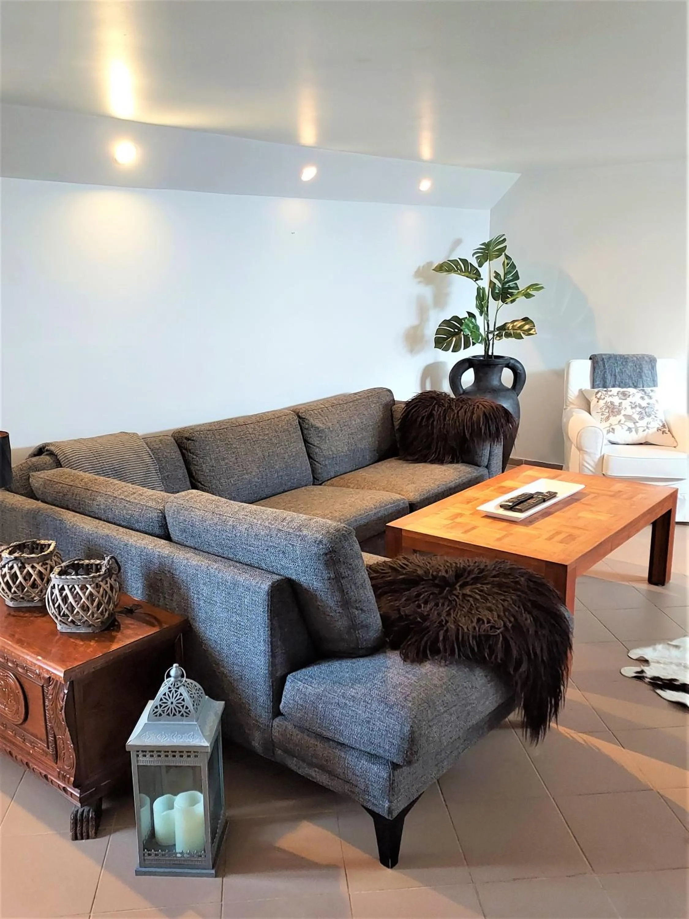 Seating area in Guesthouse Vatnsholt