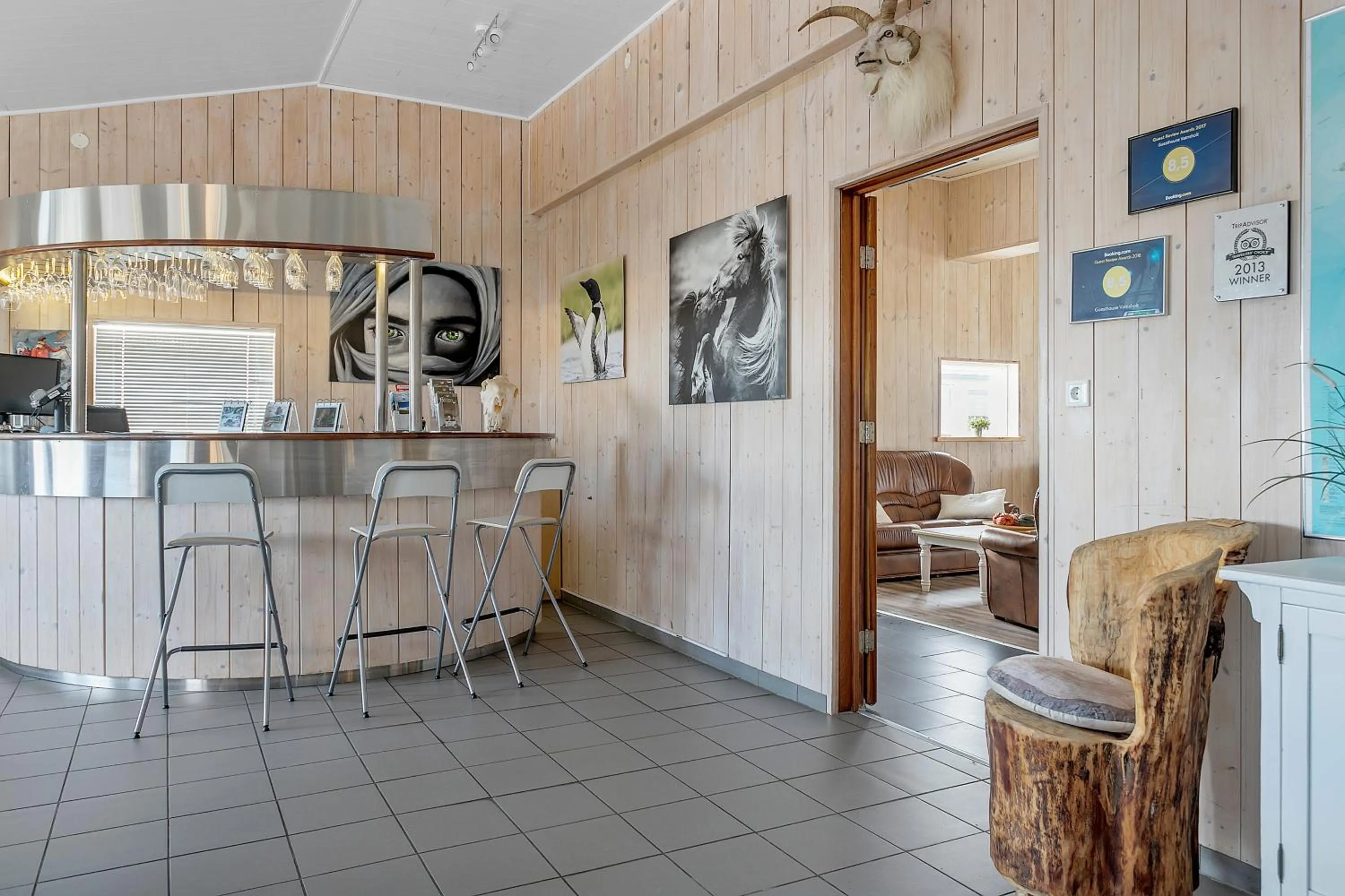 Lobby or reception in Guesthouse Vatnsholt