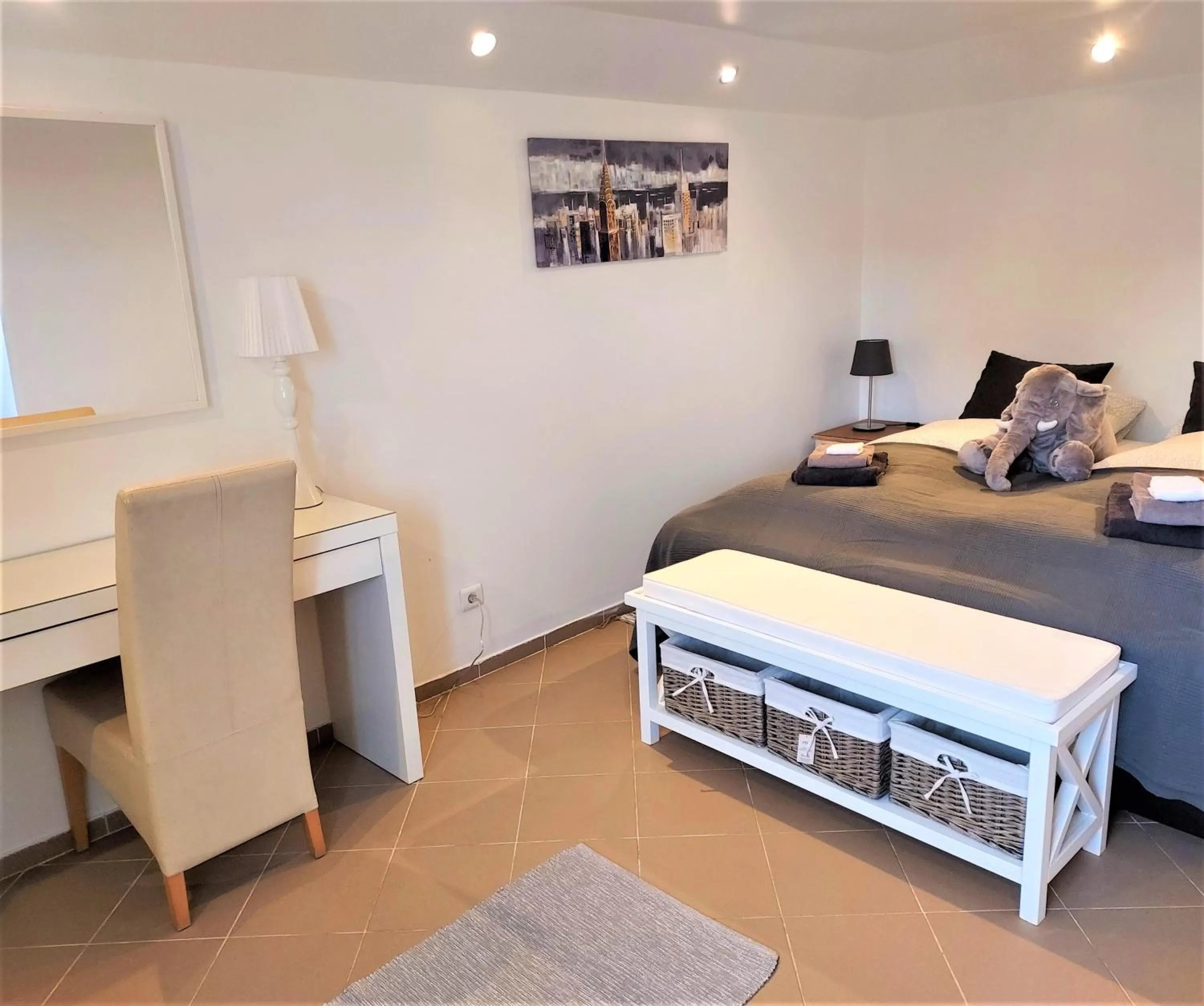 Bedroom, Bed in Guesthouse Vatnsholt