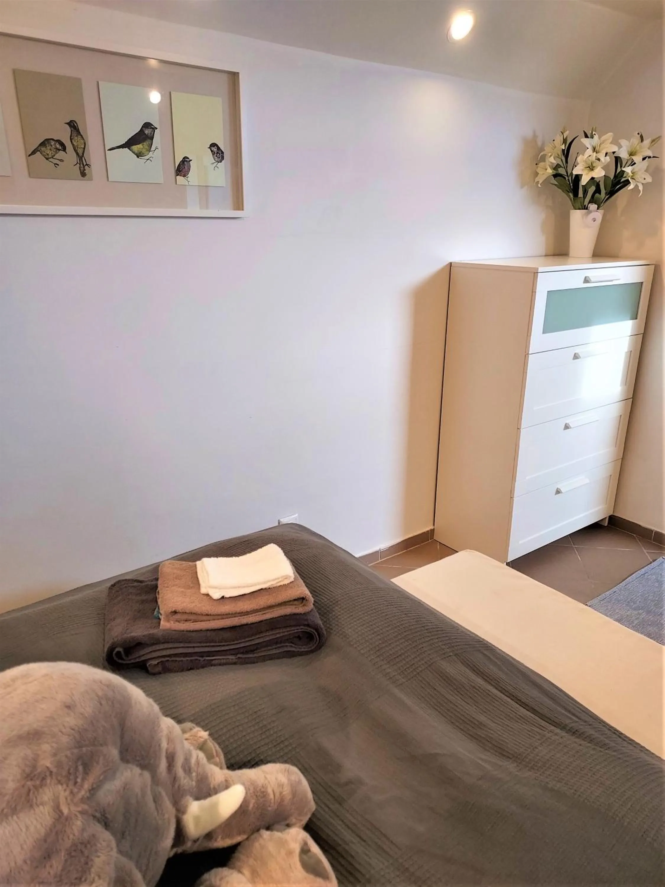 Bedroom, Bed in Guesthouse Vatnsholt