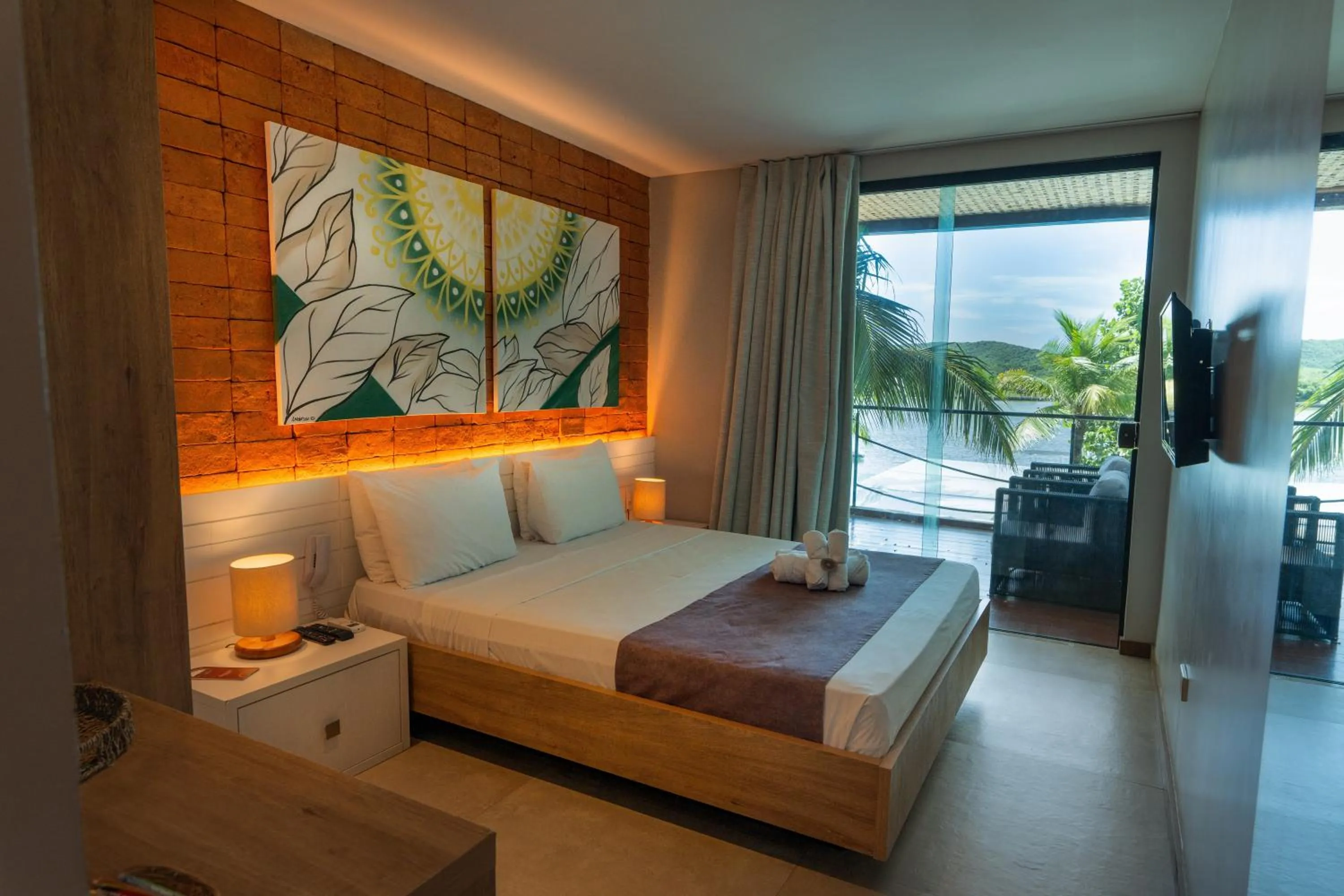 Photo of the whole room, Bed in Bravo Pousada Design