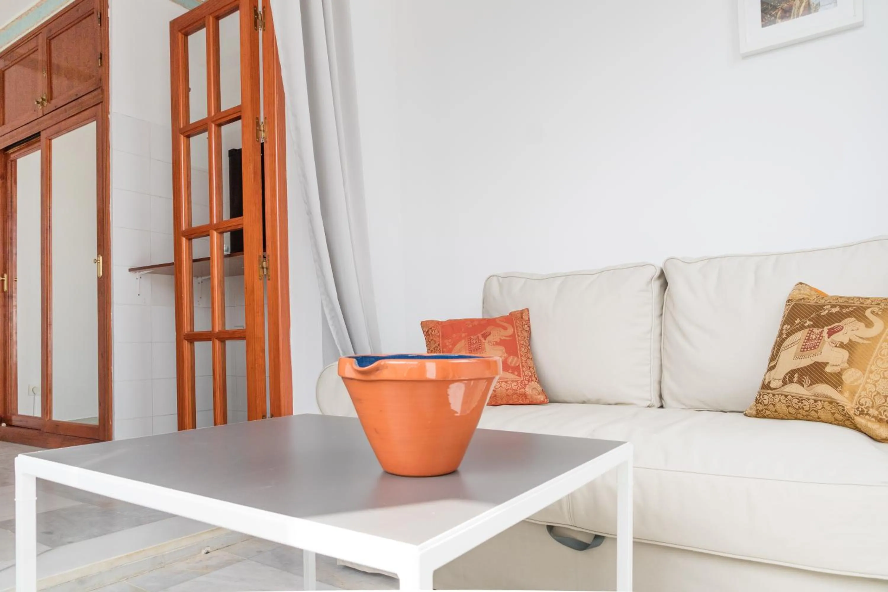 Living room in Hostal Alegre