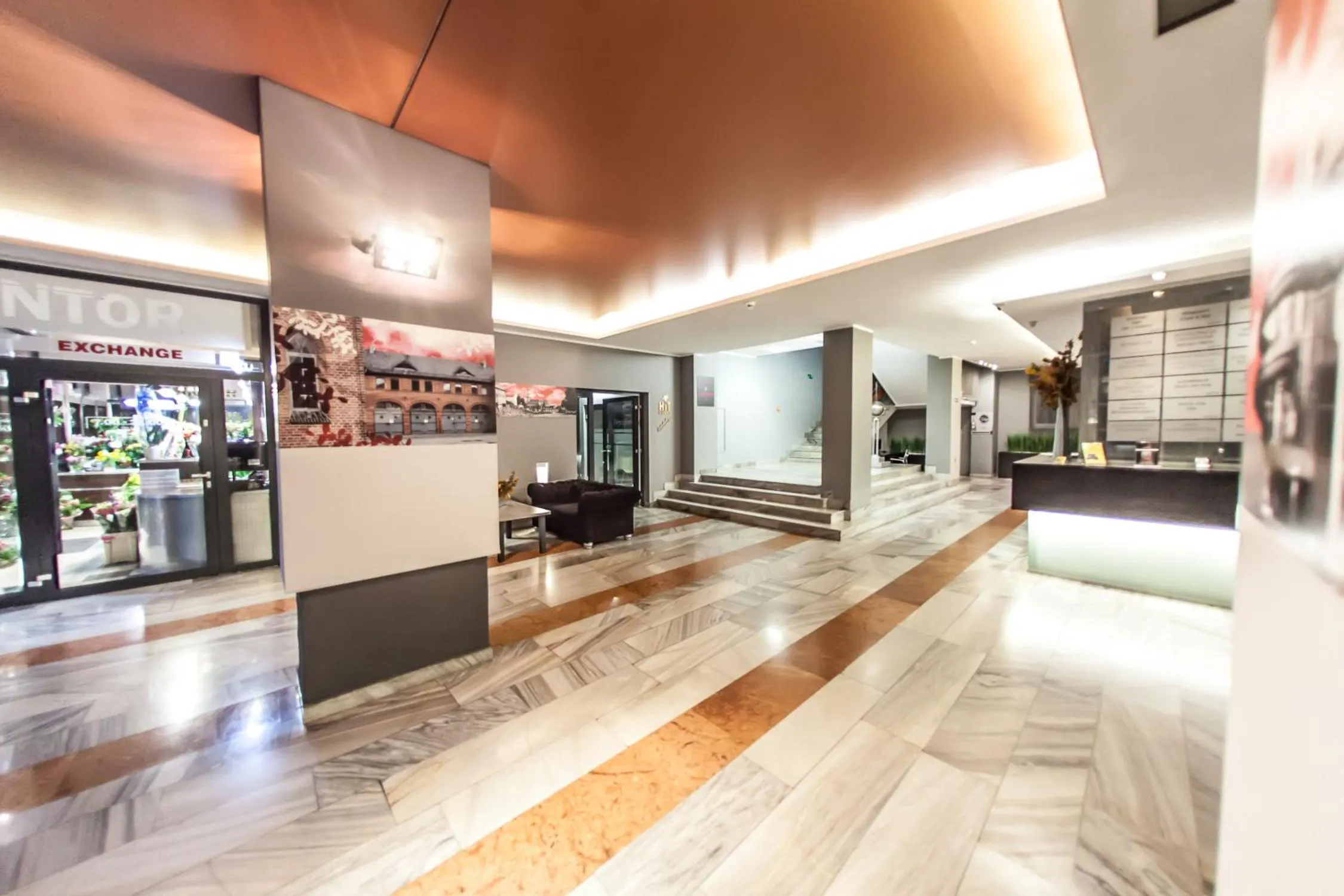 Lobby or reception in Hotel Tychy Prime