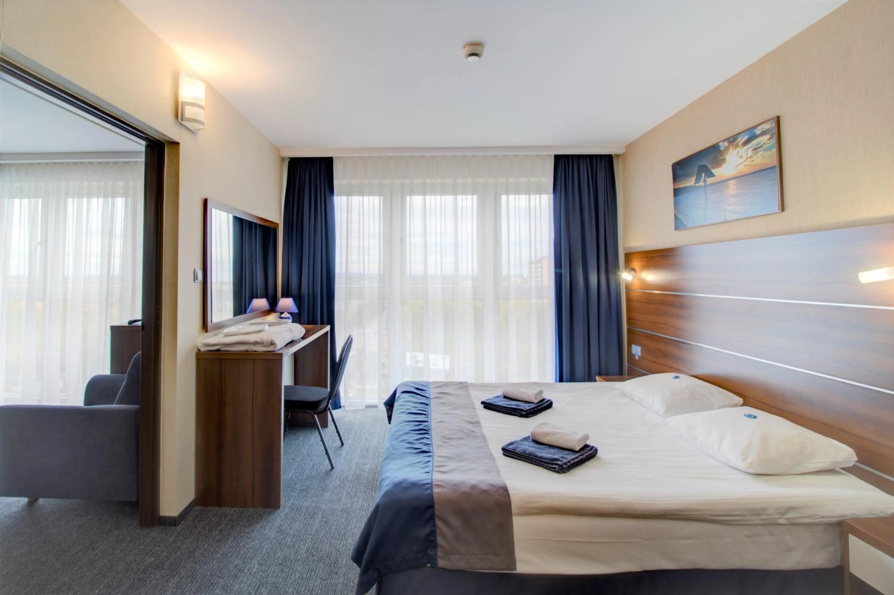 Bed in Hotel Tychy Prime