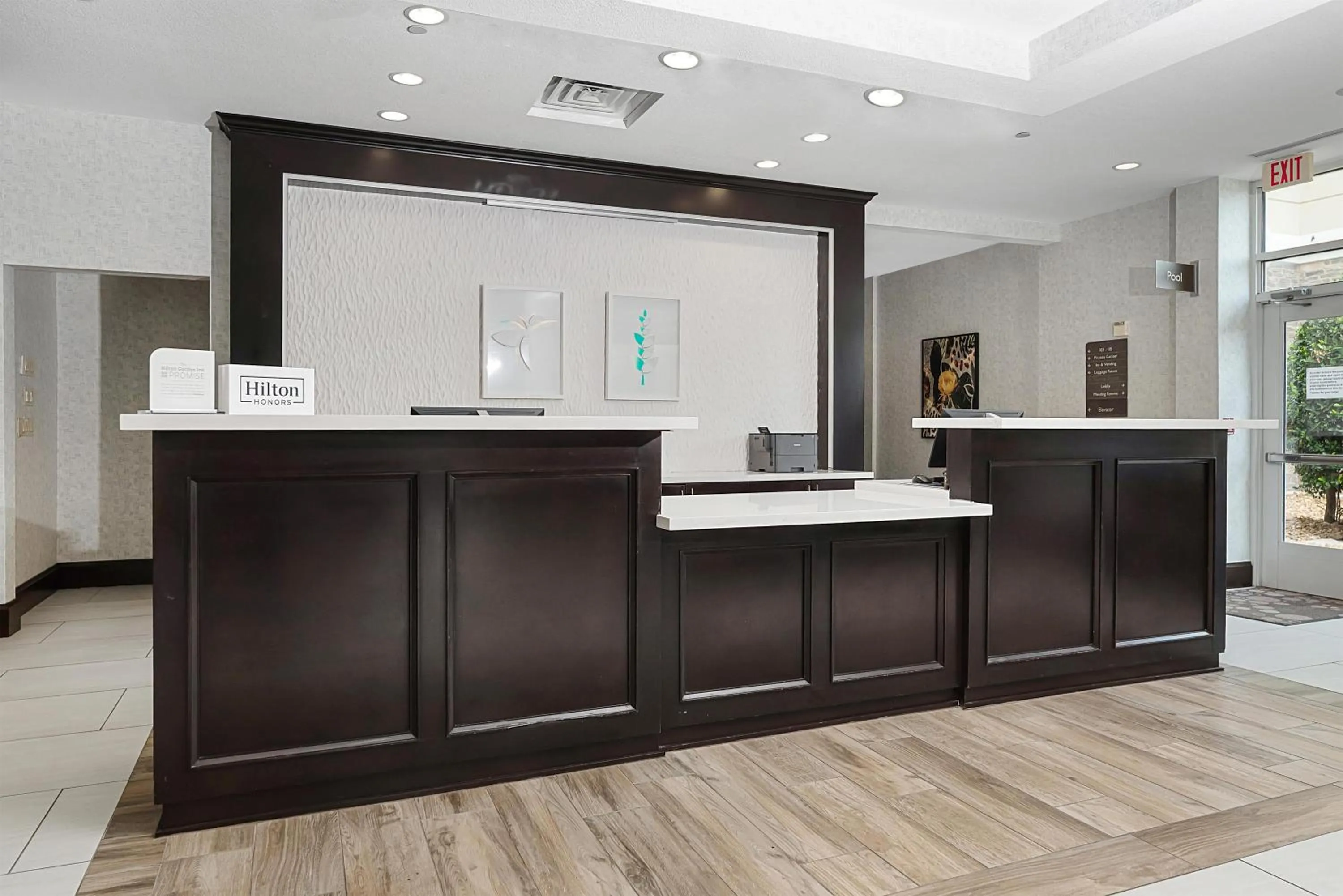 Lobby or reception in Hilton Garden Inn New Braunfels