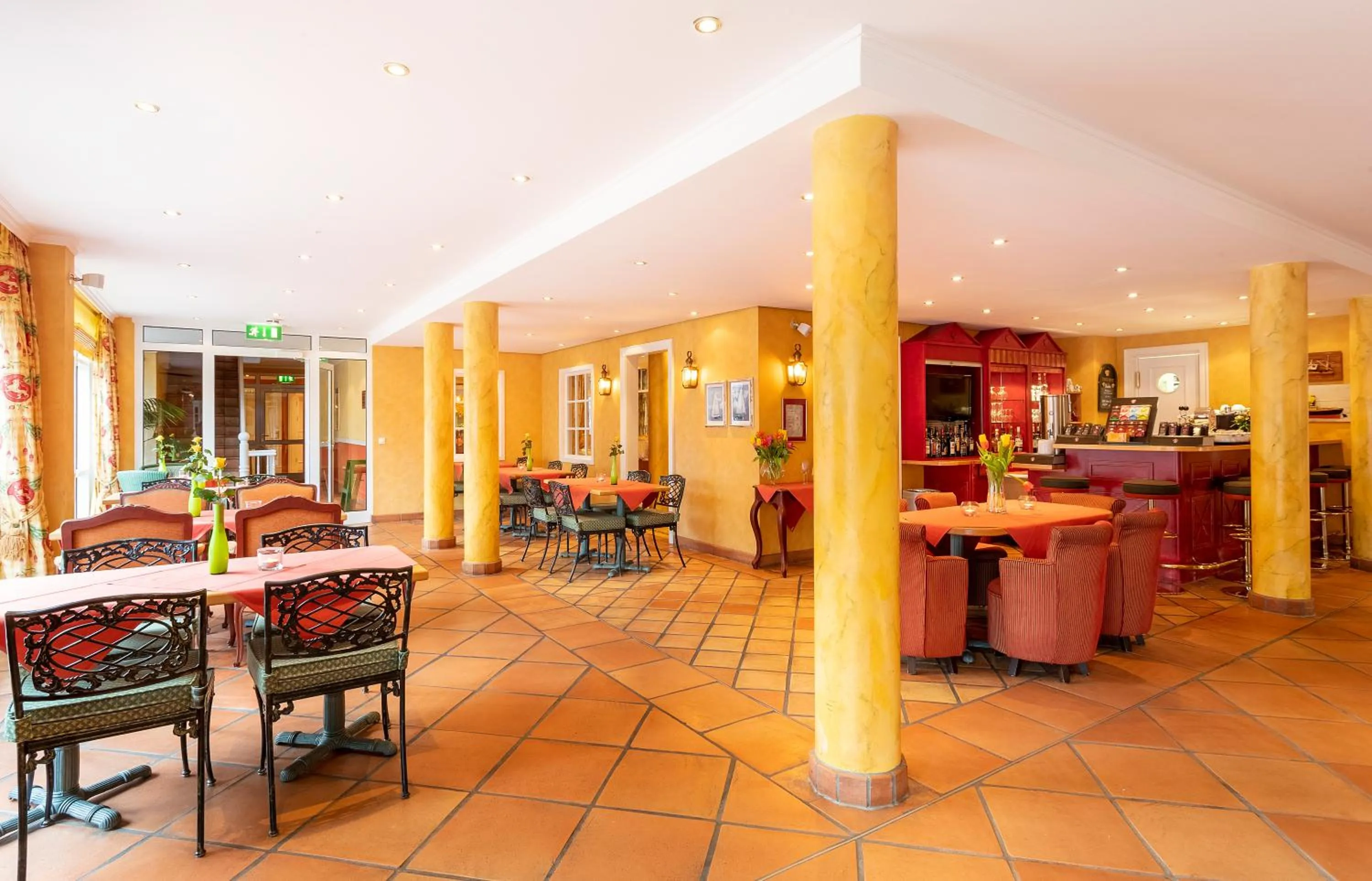Lobby or reception in Strandhotel Sylt Westerland