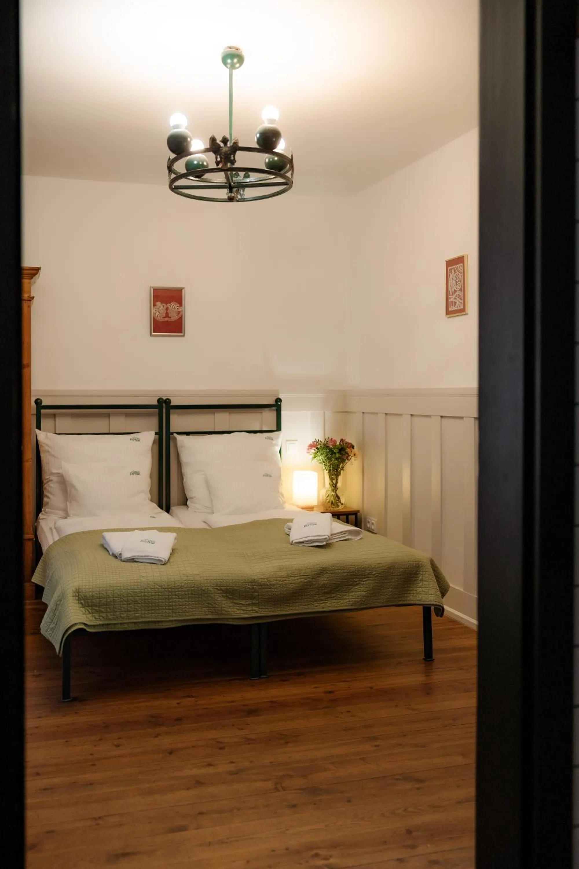 Coffee/tea facilities, Bed in Dom Potok